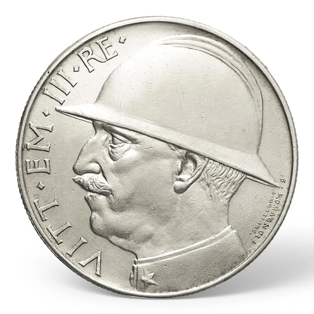 Riproduzione Moneta 20 Lire Vittorio Emanuele III 1928 Regno d'Italia - immagine 1