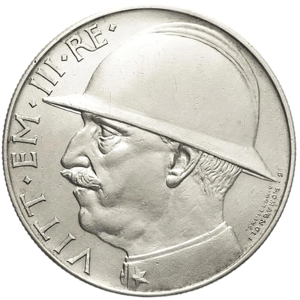 Riproduzione Moneta 20 Lire Vittorio Emanuele III 1928 Regno d'Italia - immagine 2