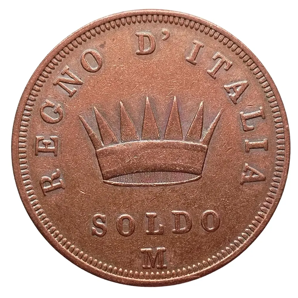 Riproduzione Moneta Napoleon Soldo 1812 - Facsimile 1:1 - immagine 2