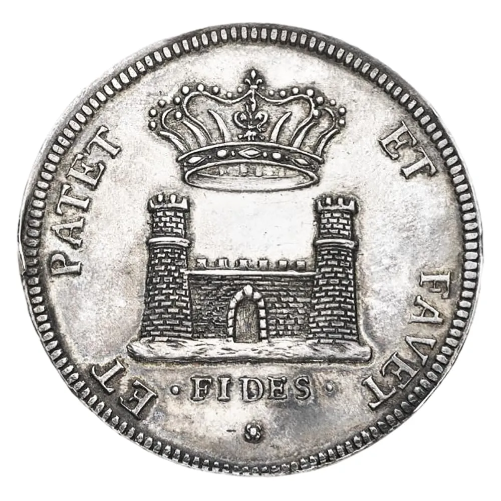 Riproduzione Moneta 1723 Livorno Tollero - Facsimile Moneta Antica Regno d'Italia - immagine 3