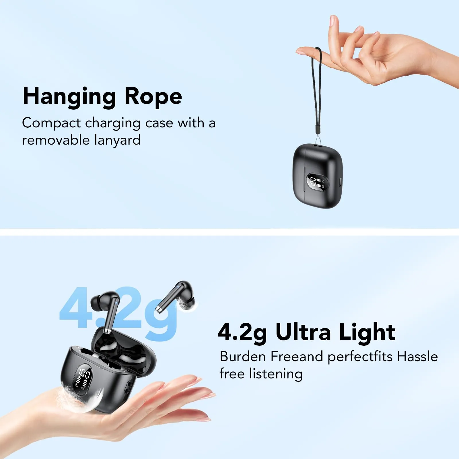 QXQ S26 Cuffie Bluetooth 5.4 con Riduzione Rumore ENC - immagine 2