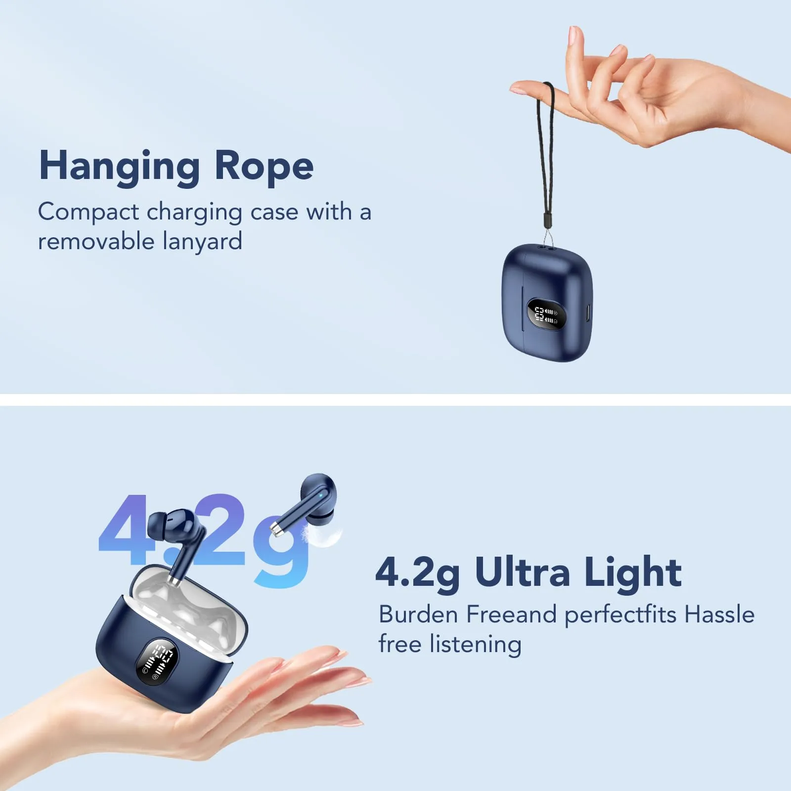 QXQ S26 Cuffie Bluetooth 5.4 con Riduzione Rumore ENC - immagine 2