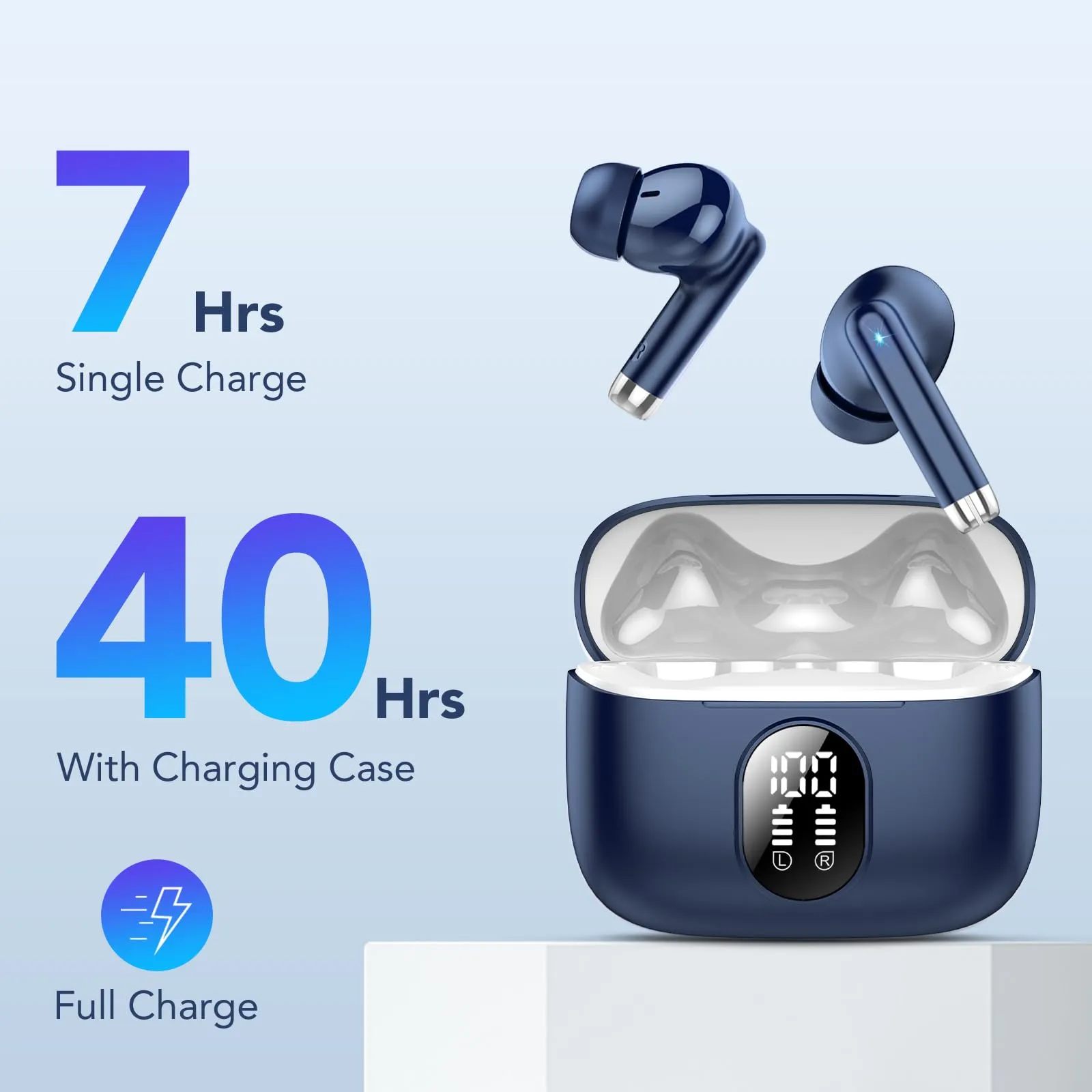 QXQ S26 Cuffie Bluetooth 5.4 con Riduzione Rumore ENC - immagine 6