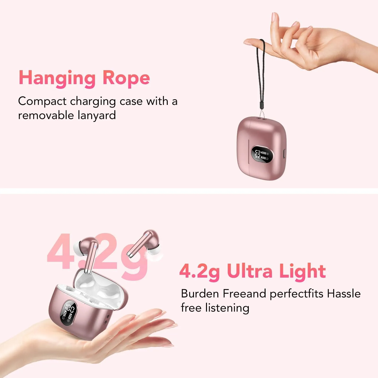 QXQ S26 Cuffie Bluetooth 5.4 con Riduzione Rumore ENC - immagine 2