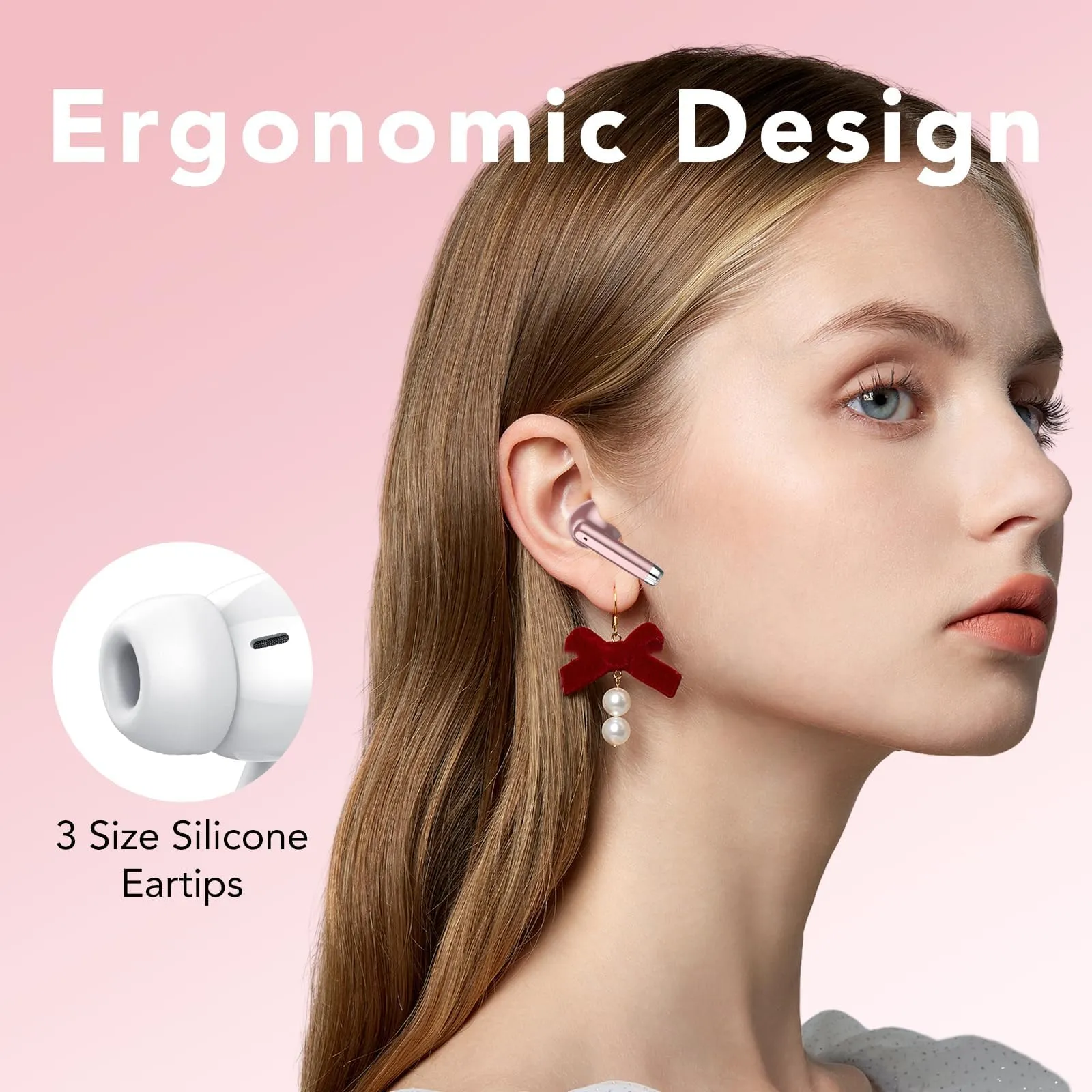 QXQ S26 Cuffie Bluetooth 5.4 con Riduzione Rumore ENC - immagine 4