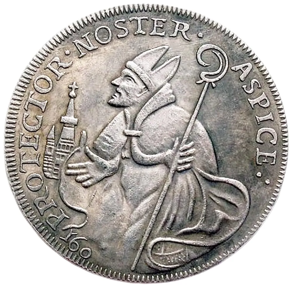 Riproduzione Moneta 1719 Modena 1 Ducato - immagine 2