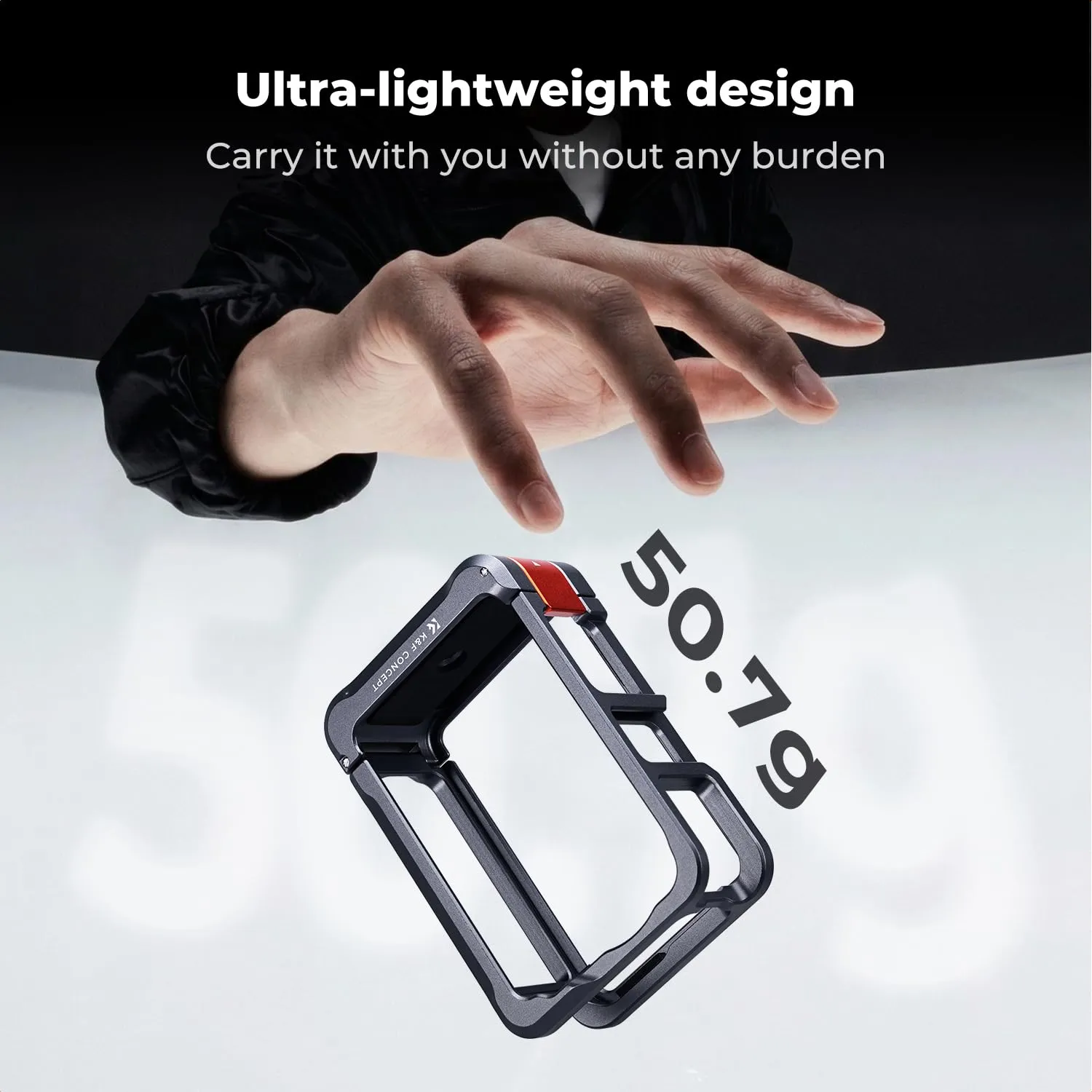 K&F CONCEPT Gabbia Leggera per DJI Osmo Action 6, Custodia a Sgancio Rapido - immagine 4