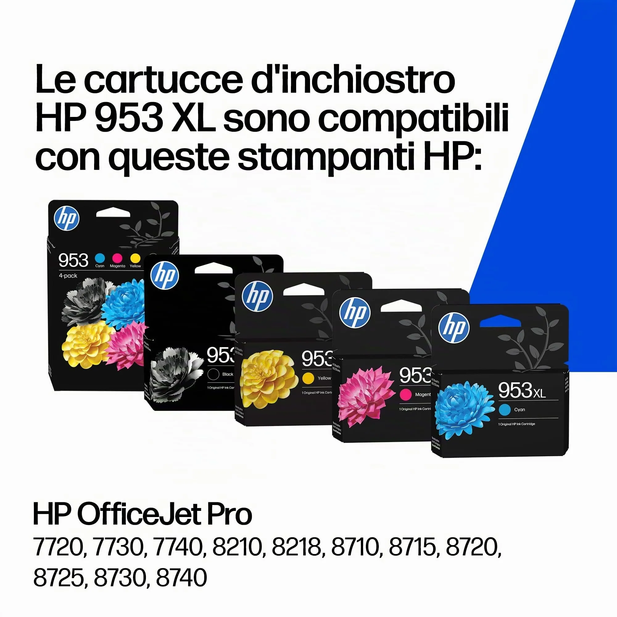 HP 953XL Nero Cartuccia Inchiostro Originale Alta Capacità L0S70AE - immagine 2