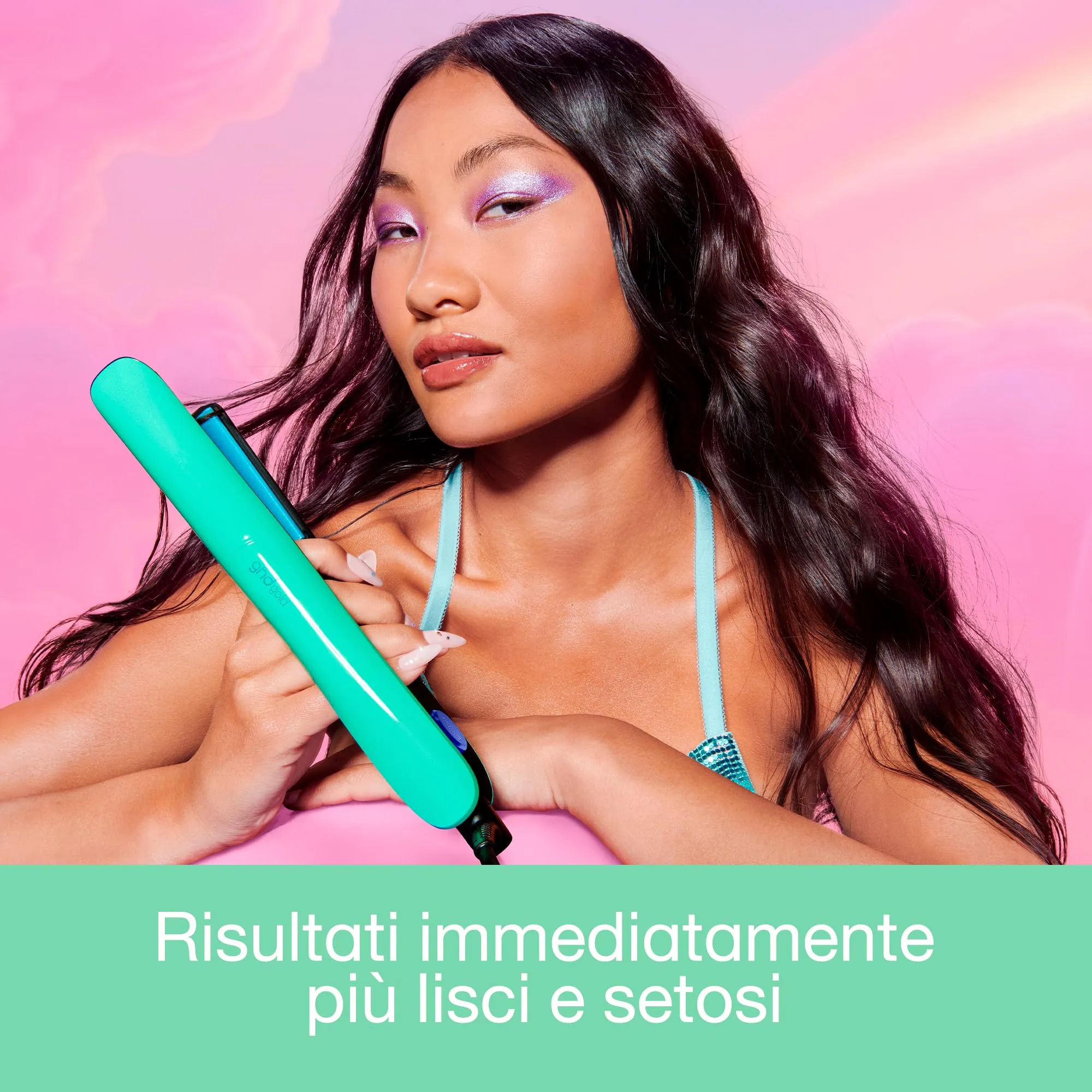 ghd Gold Piastra per Capelli Edizione Limitata Jelly Mint con Pochette Termoresistente (Spina EU) - immagine 5