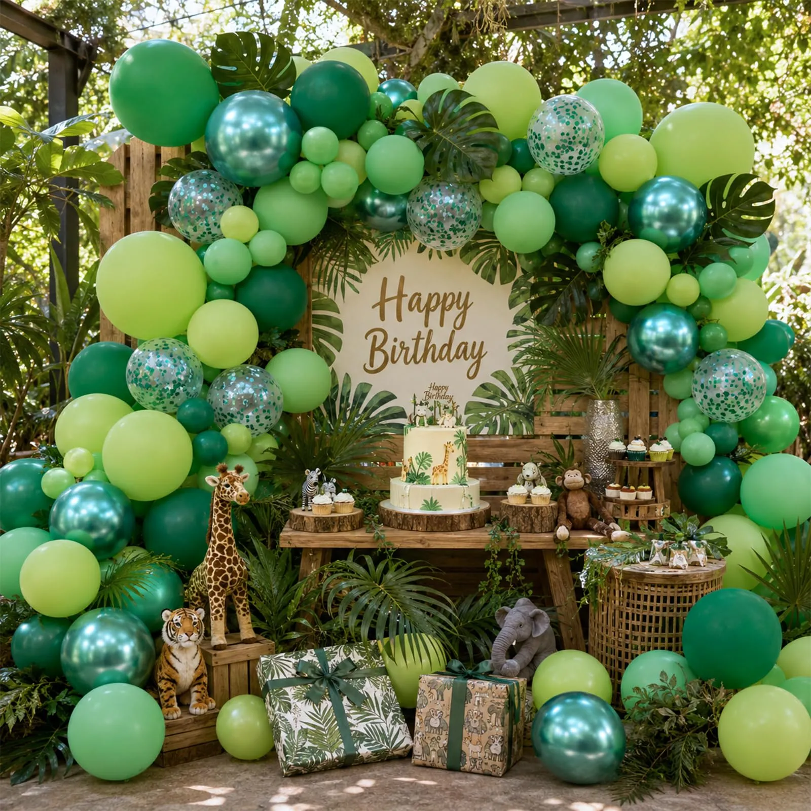 fairymaiden Palloncini Verde Salvia in Lattice e Metallizzati, 60 Pezzi, 12 Pollici - immagine 4
