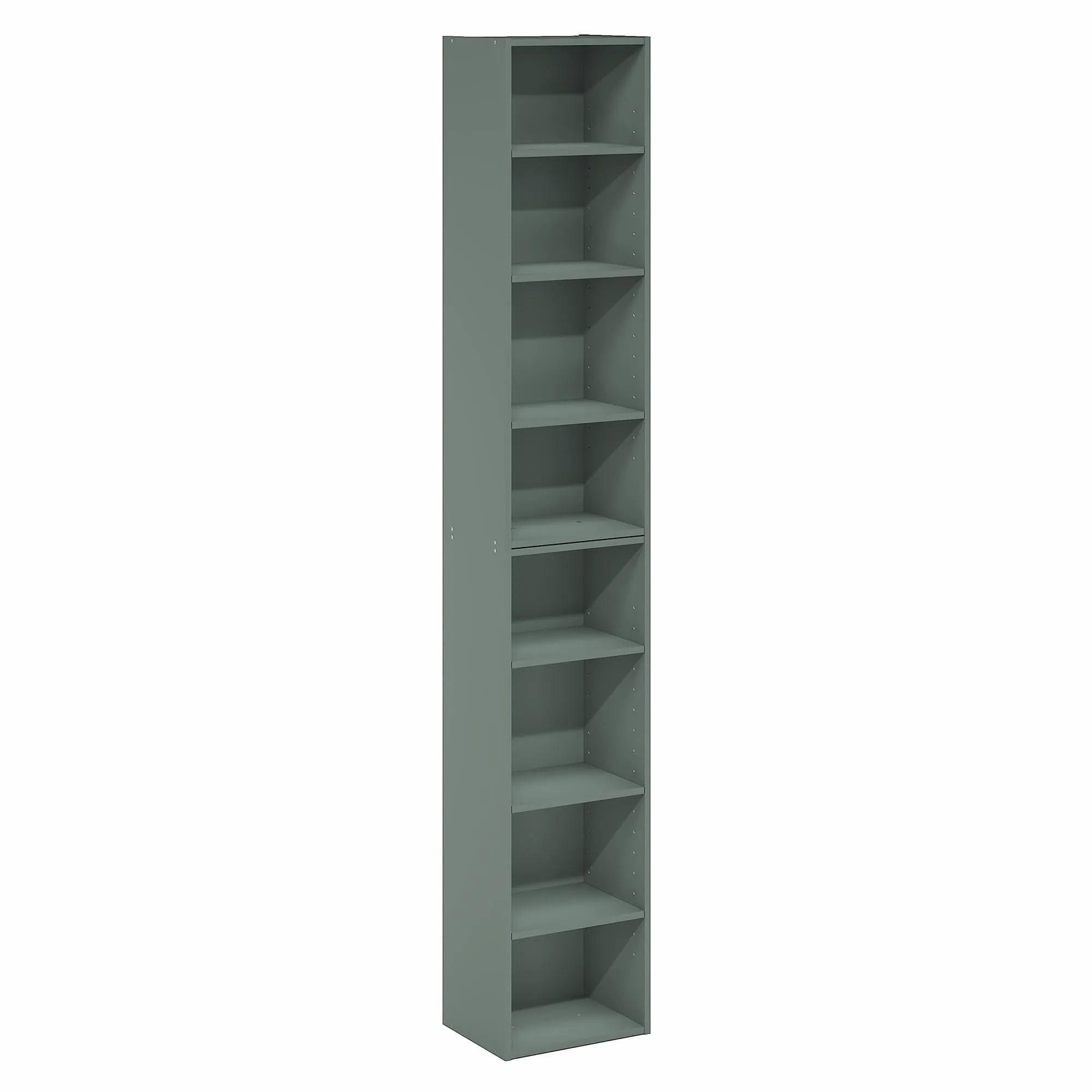 Furinno PASIR Libreria Alta Separabile a 8 Ripiani, 23,6 x 30 x 180 cm, Verde Salvia - immagine 7