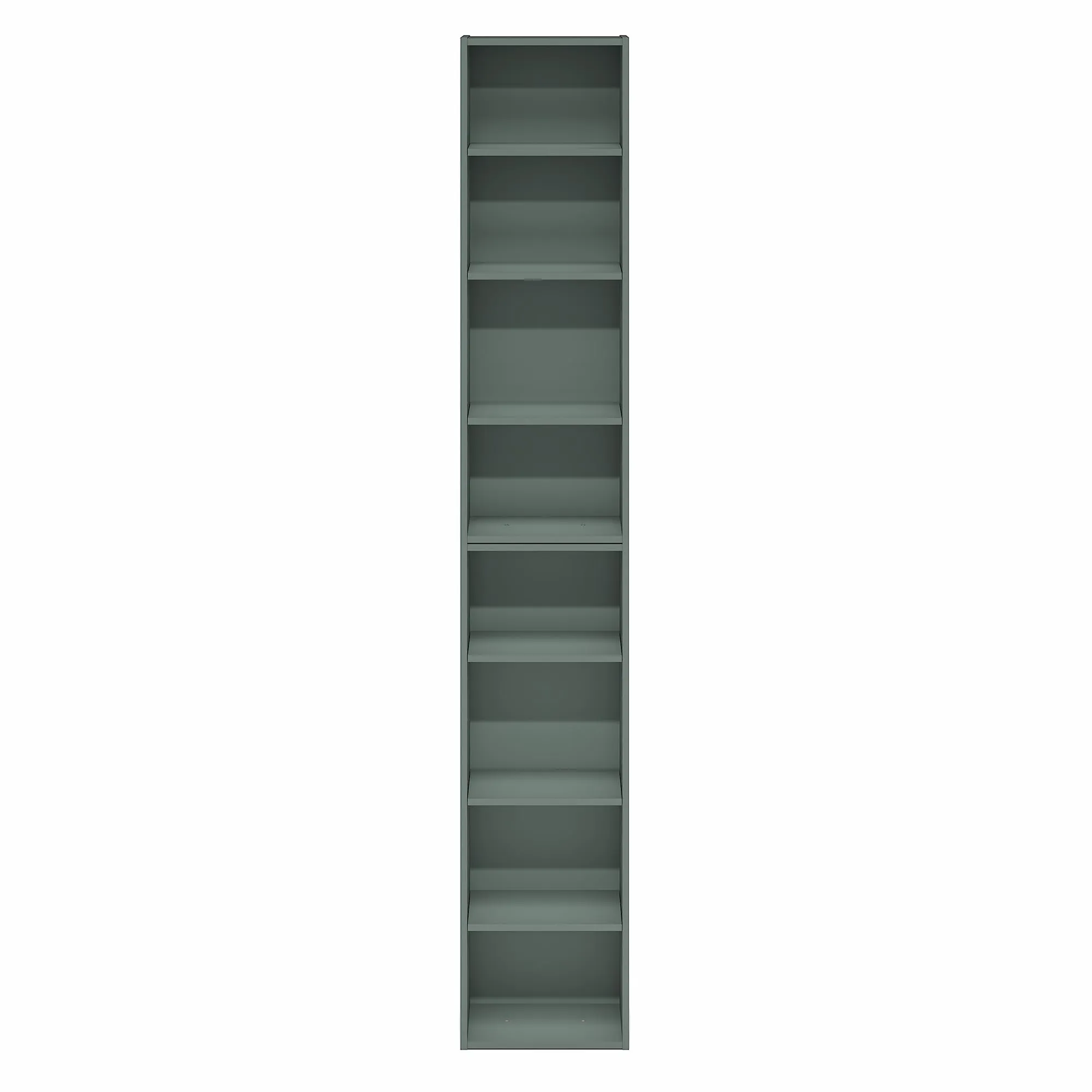 Furinno PASIR Libreria Alta Separabile a 8 Ripiani, 23,6 x 30 x 180 cm, Verde Salvia - immagine 8