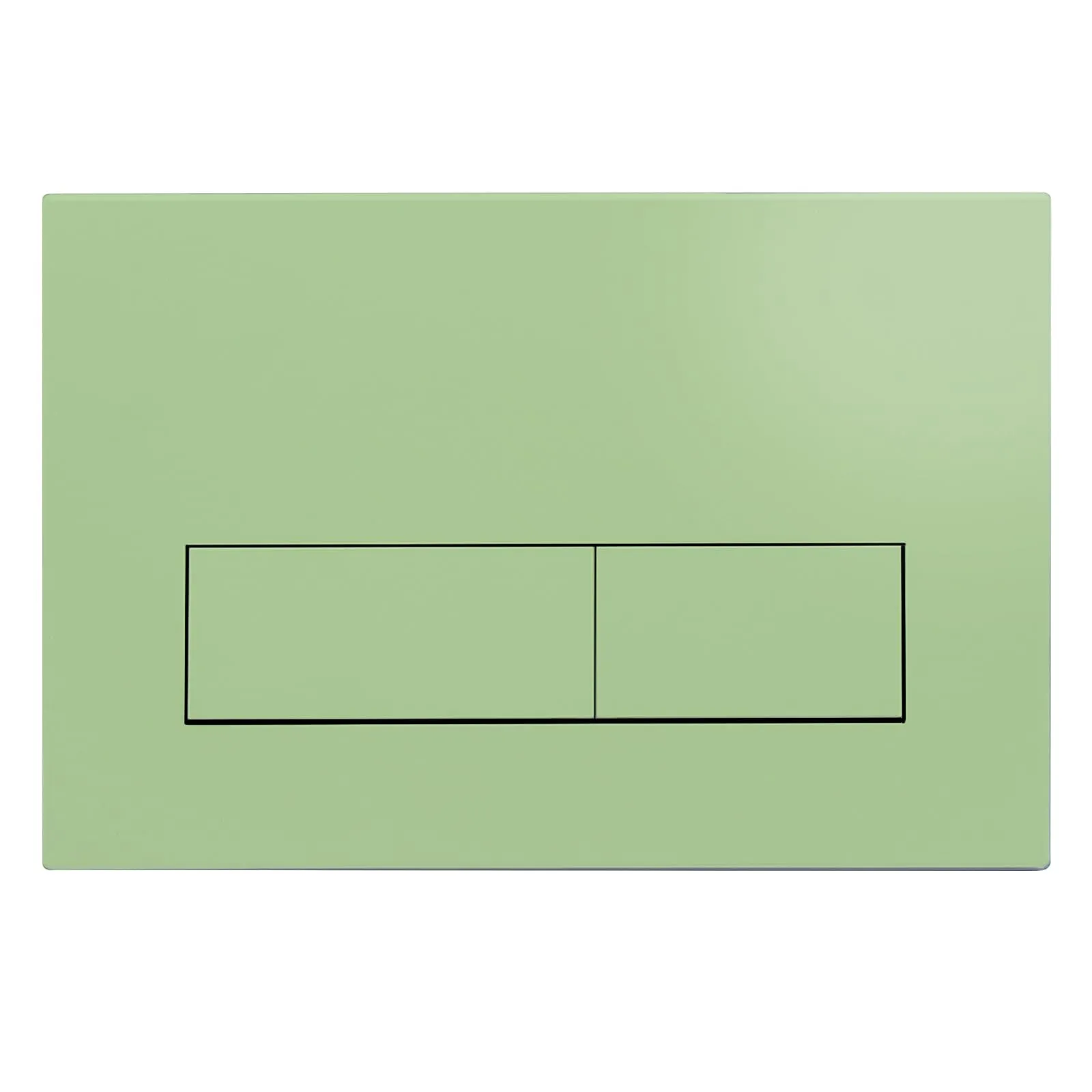 Mendorio Placca di Comando WC per Geberit Sigma 01/20/30, Verde Chiaro Opaco - immagine 1