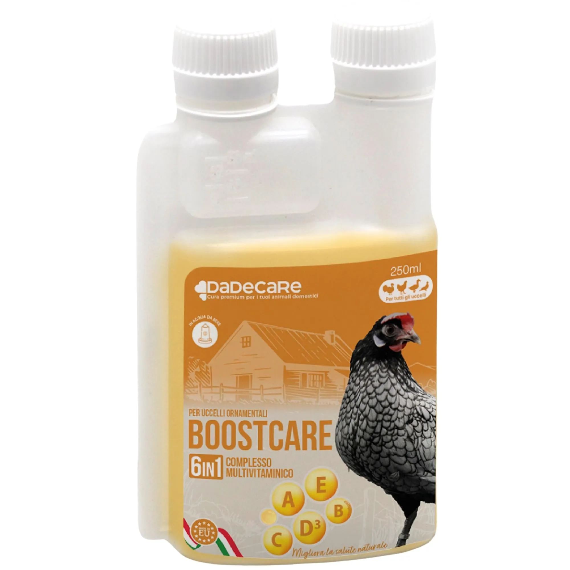 Dadecare Boostcare Multivitaminico 6 in 1 per Uccelli 250ml - immagine 1