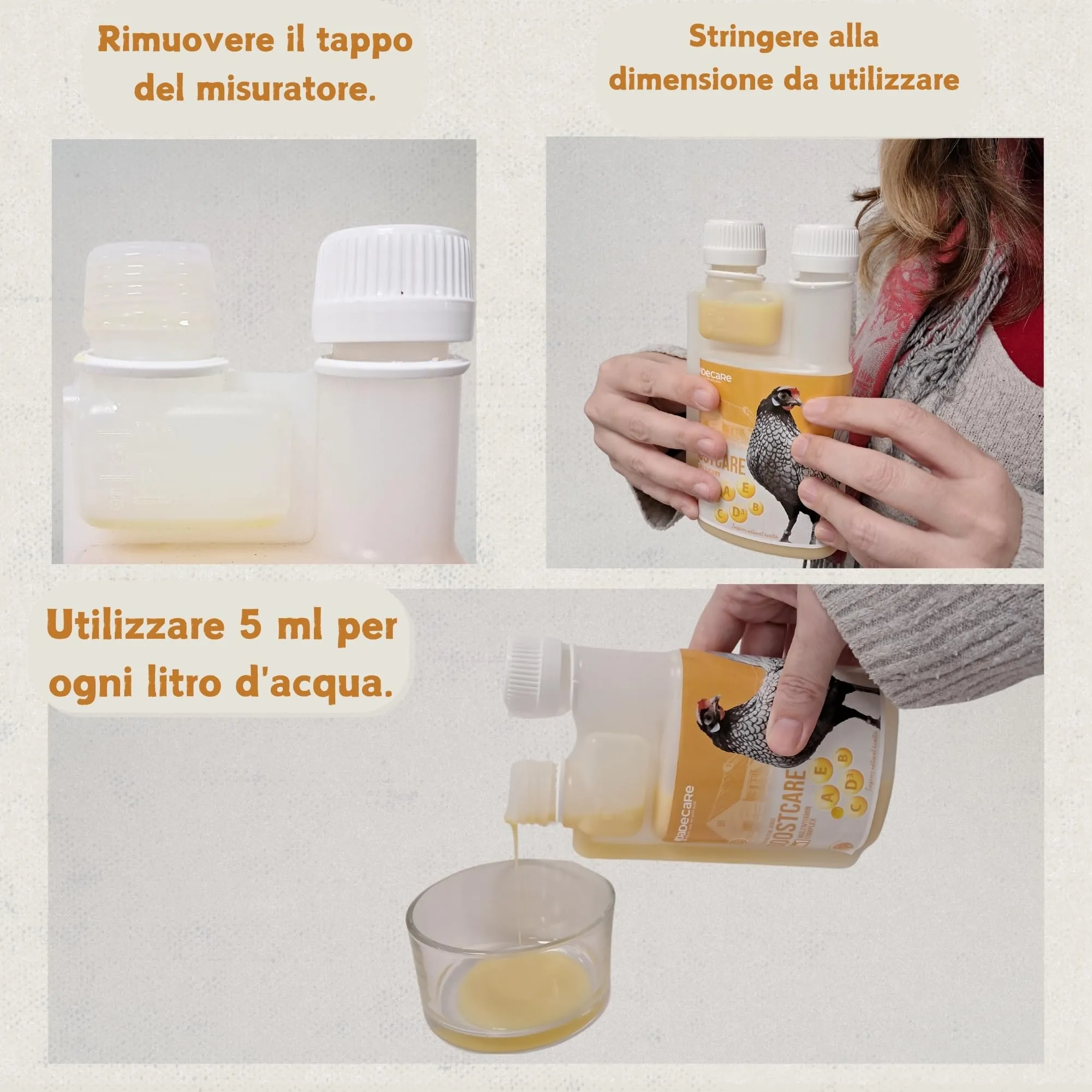 Dadecare Boostcare Multivitaminico 6 in 1 per Uccelli 250ml - immagine 5