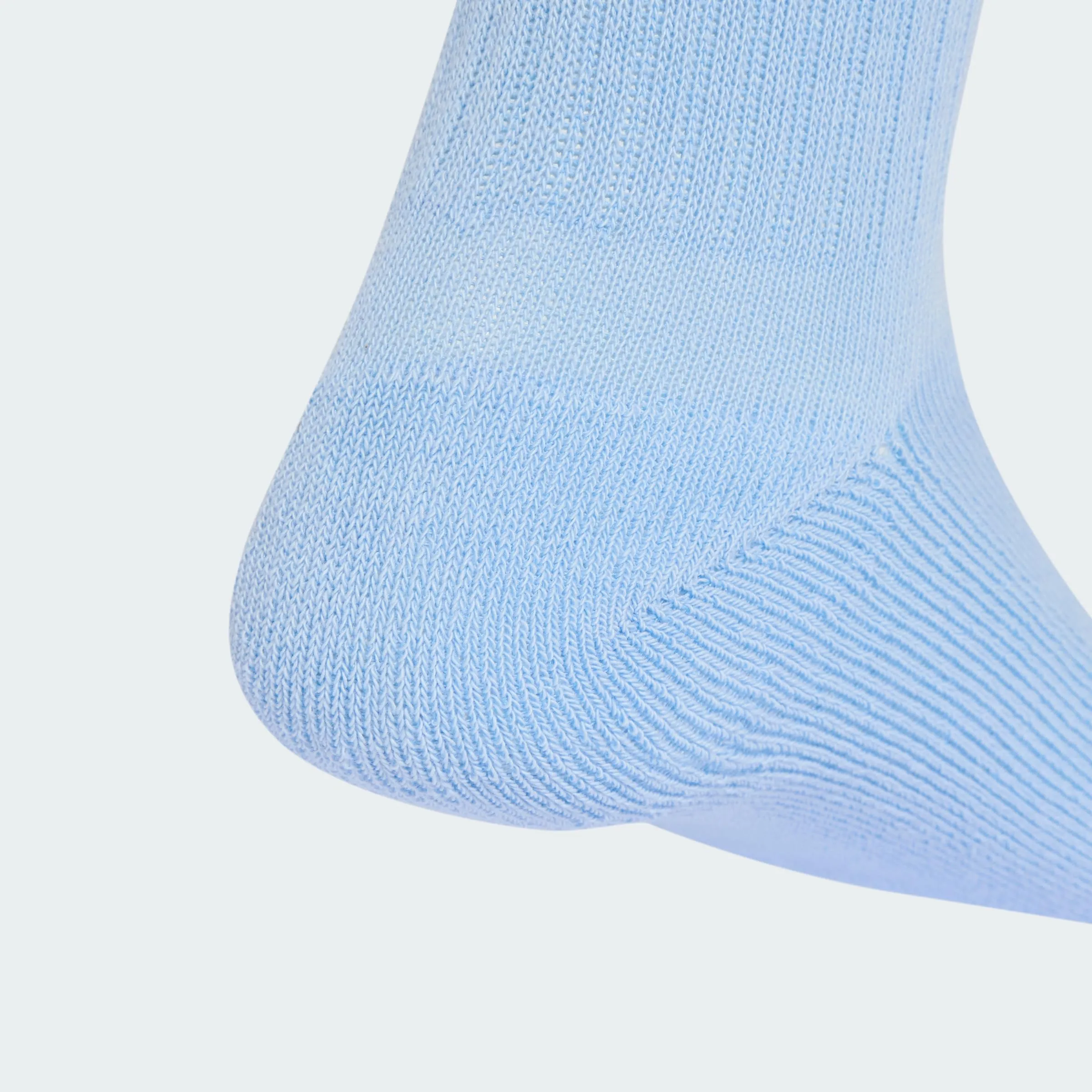 adidas Linear Cushioned Socks, 3 Pairs, Earth Strata / Glow Blue / Earth Strata, KX1275 - immagine 2
