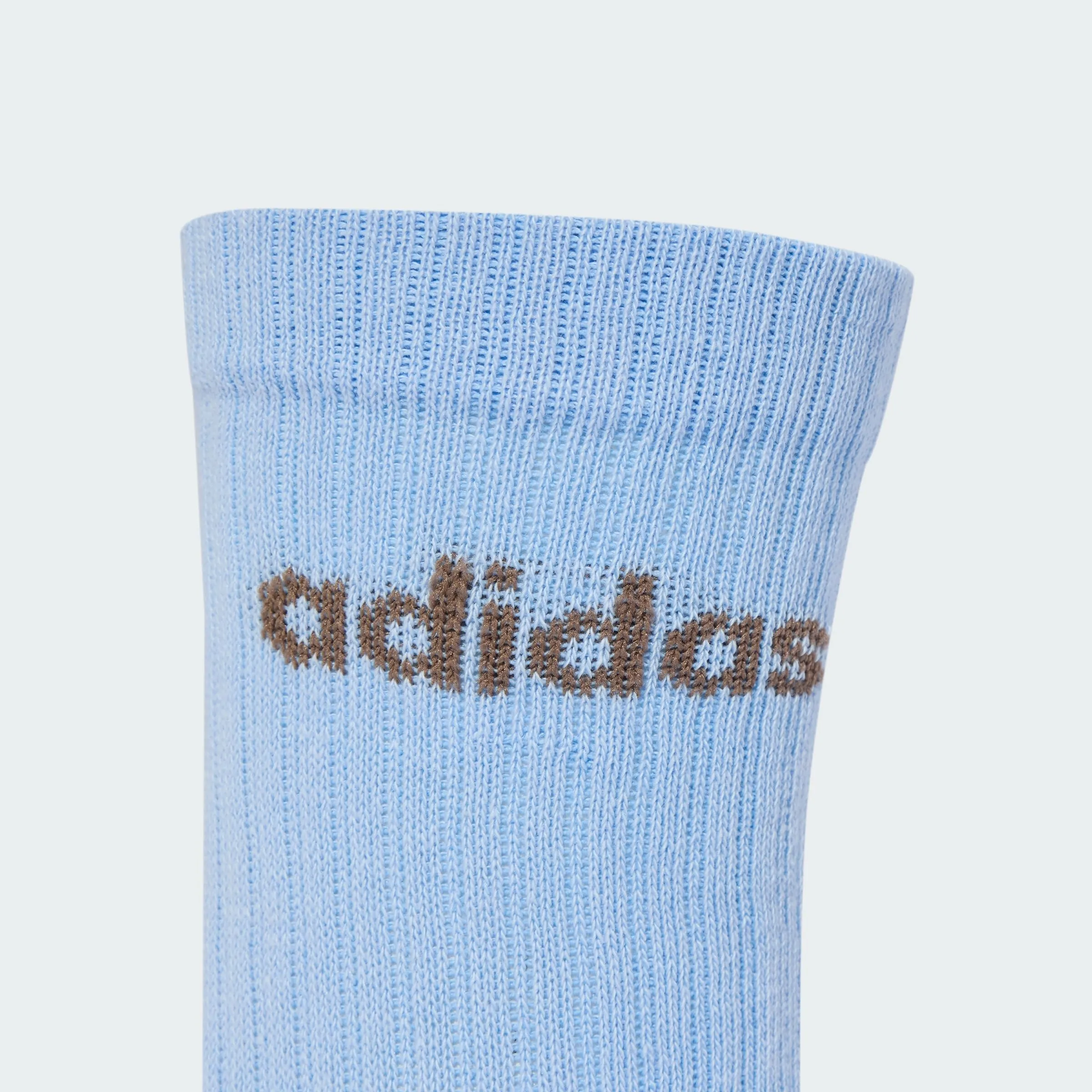 adidas Linear Cushioned Socks, 3 Pairs, Earth Strata / Glow Blue / Earth Strata, KX1275 - immagine 4