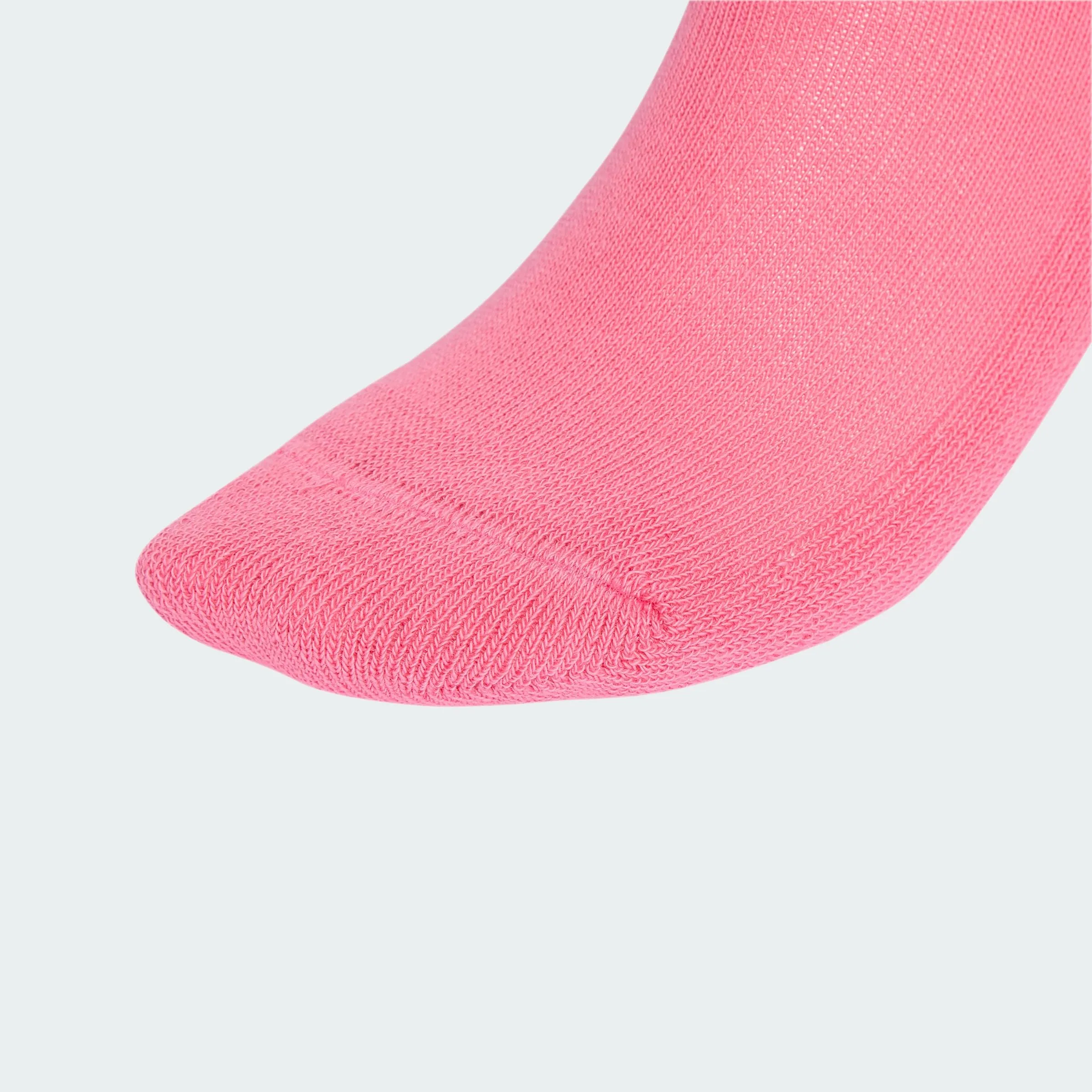 adidas Linear Cushioned Socks, 3 Pairs, Off White / Pink Fusion / Off White, Size 40 - immagine 4