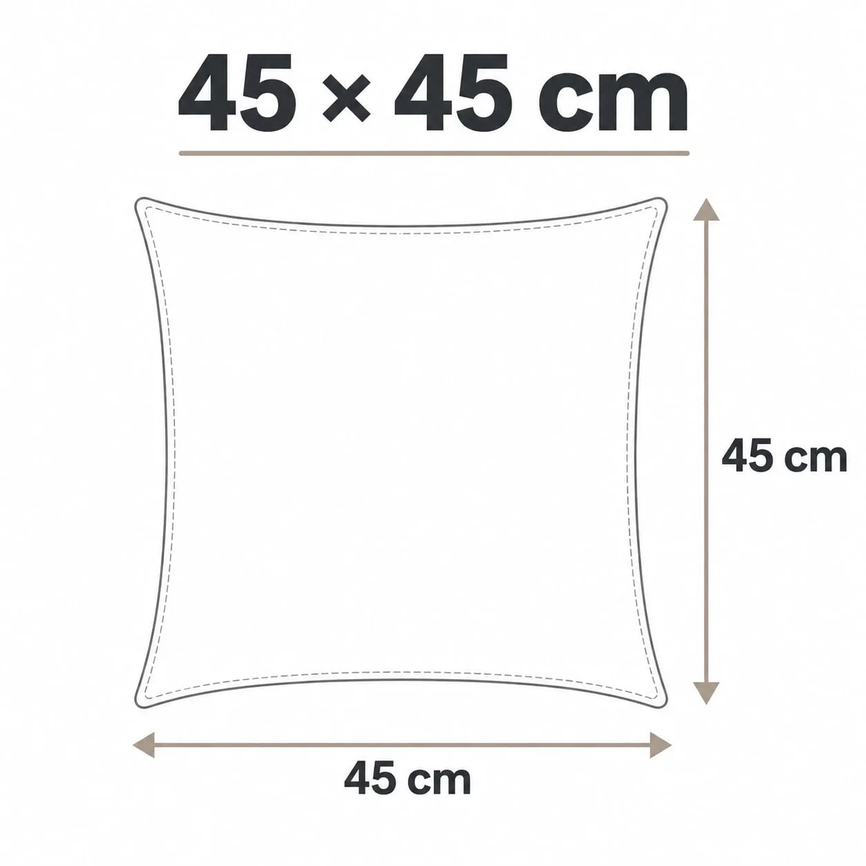 PETTI Artigiani Italiani Coppia di Federe Cuscino 45x45 cm in Microfibra Double Face, Cipria Grigio Chiaro, Set di 2 - immagine 4