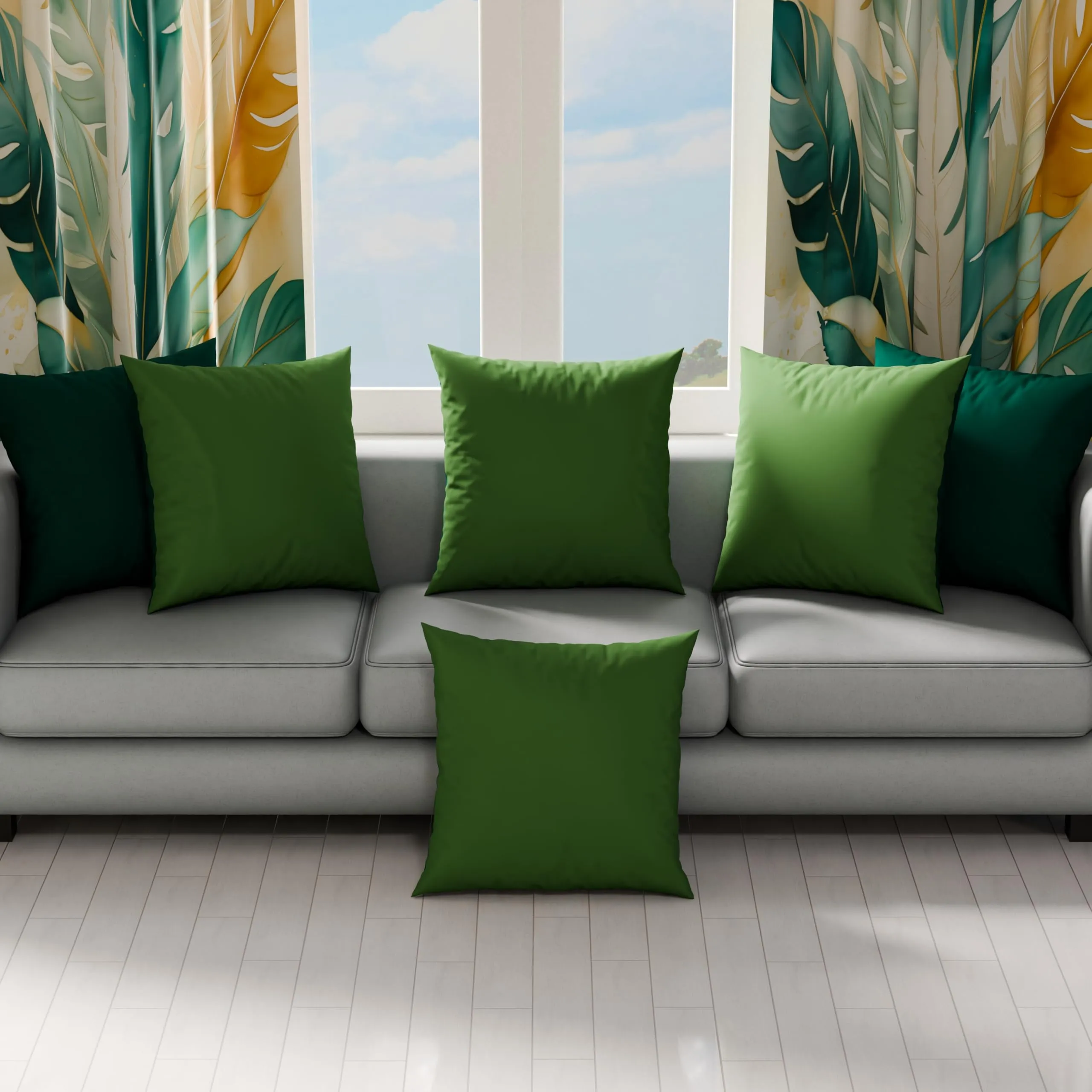 PETTI Artigiani Italiani - Set 2 Federe Cuscino 70x40 cm in Microfibra Double Face, Verde Oliva Smeraldo - immagine 4