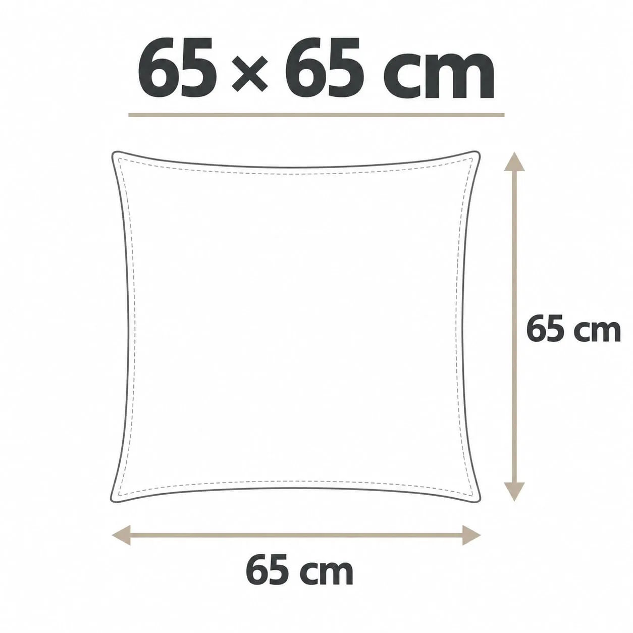 PETTI Artigiani Italiani - Set 2 Federe Cuscino 65x65 cm in Microfibra Double Face, Tortora Fango - immagine 4