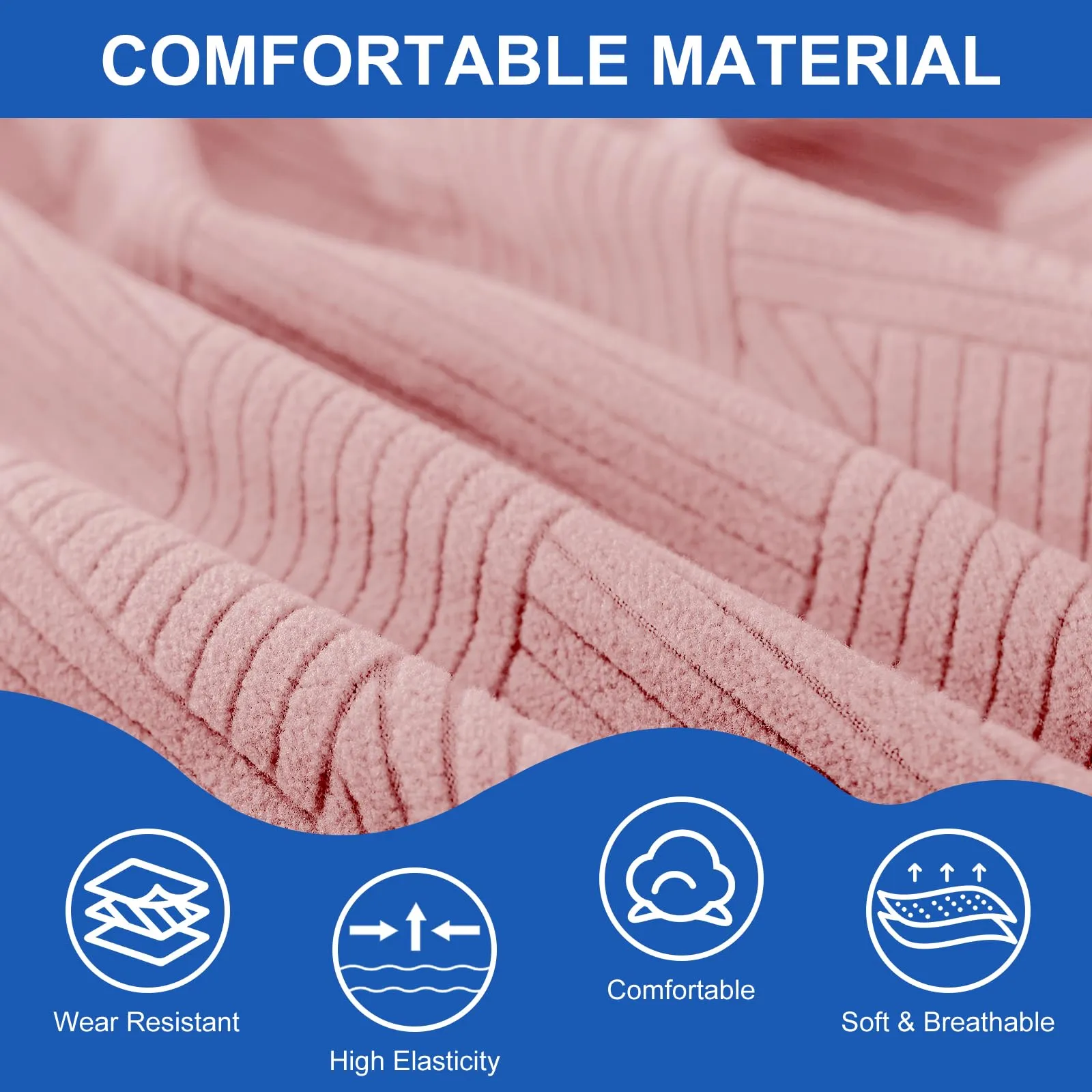 Ystyle Copri Testiera Letto Elasticizzata Singola, 90cm, Rose - immagine 4