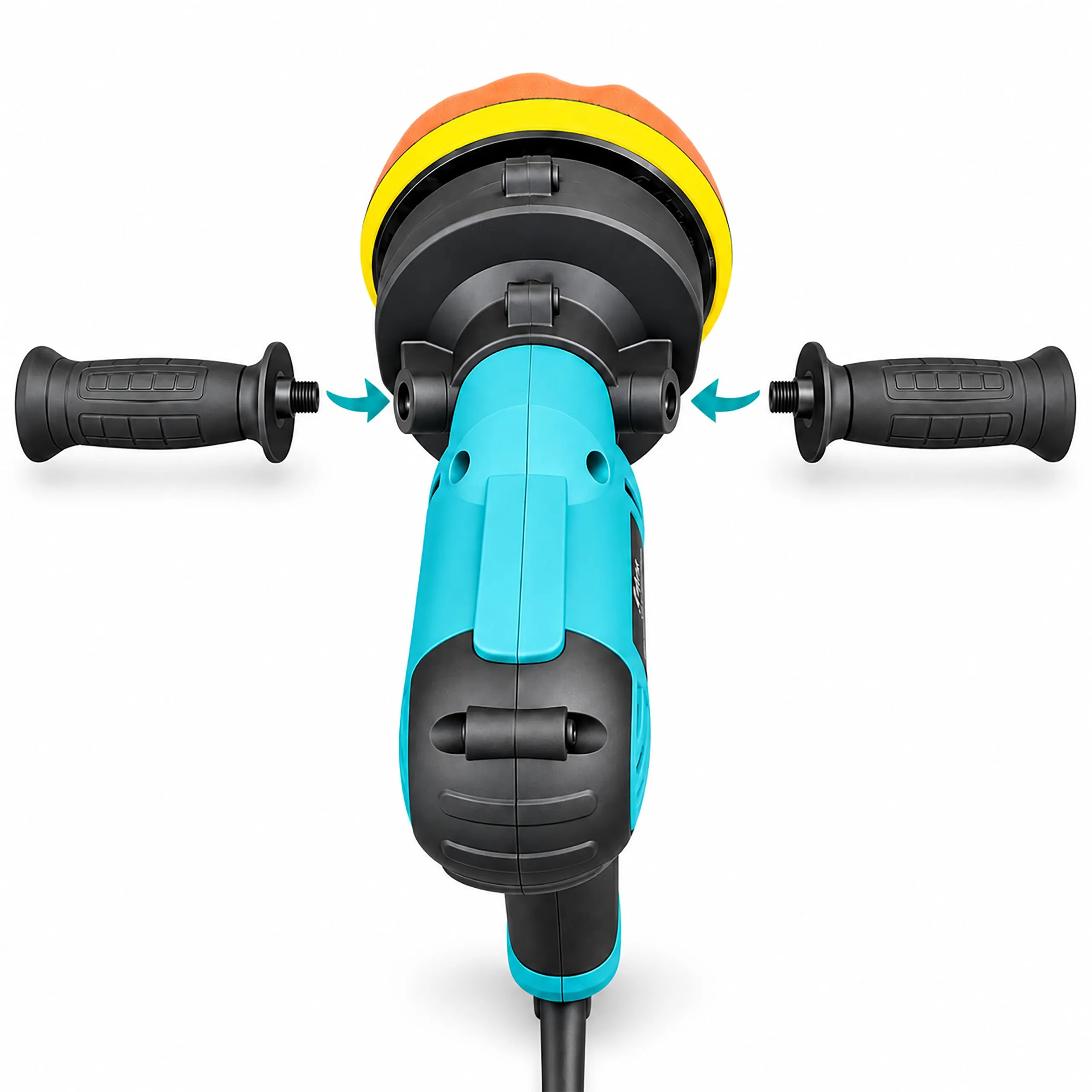 INfloo Lucidatrice Auto 700 W, Velocità Regolabile 600–3700 giri/min, Disco 125 mm, Set con Accessori - immagine 8