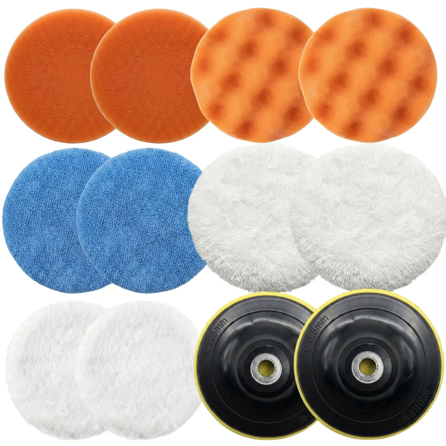 INfloo Lucidatrice Auto 700 W, Velocità Regolabile 600–3700 giri/min, Disco 125 mm, Set con Accessori - immagine 10