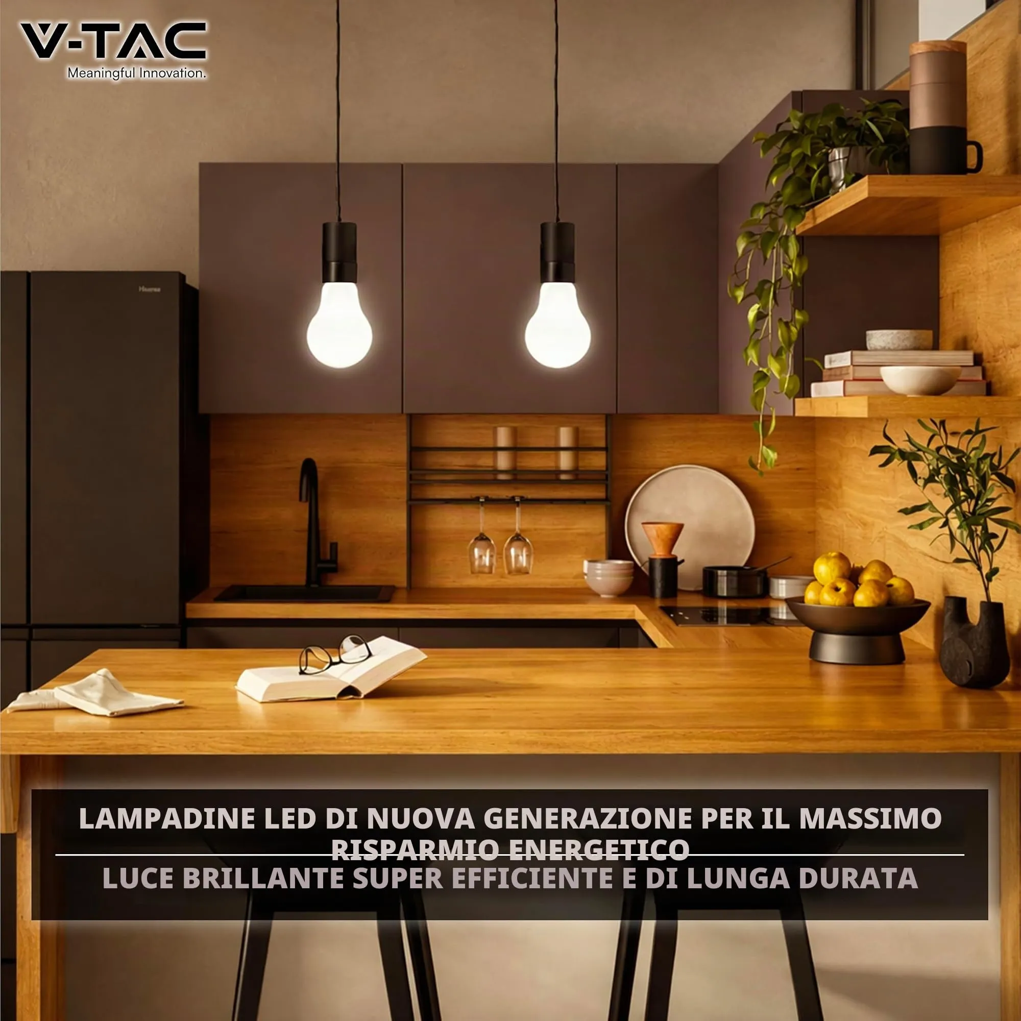 V-TAC Lampadine LED E27 8,5W A60, 806 Lumen, Luce Calda 3000K, Confezione da 3 pezzi - immagine 6