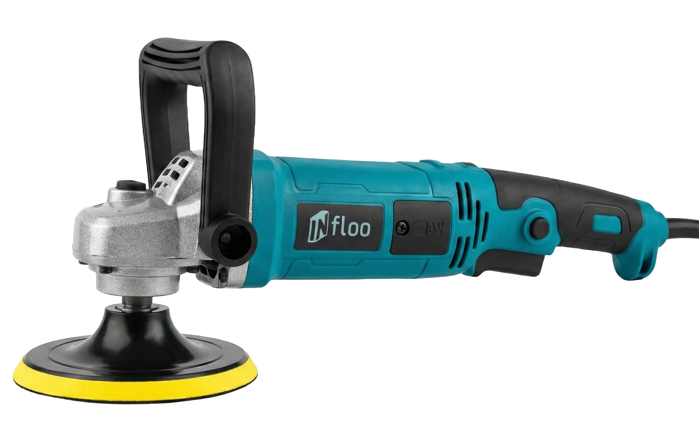 INfloo Lucidatrice Rotativa Auto 1580 W, Velocità Regolabile 500–3300 giri/min, Disco 125 mm, Set con Accessori - immagine 6
