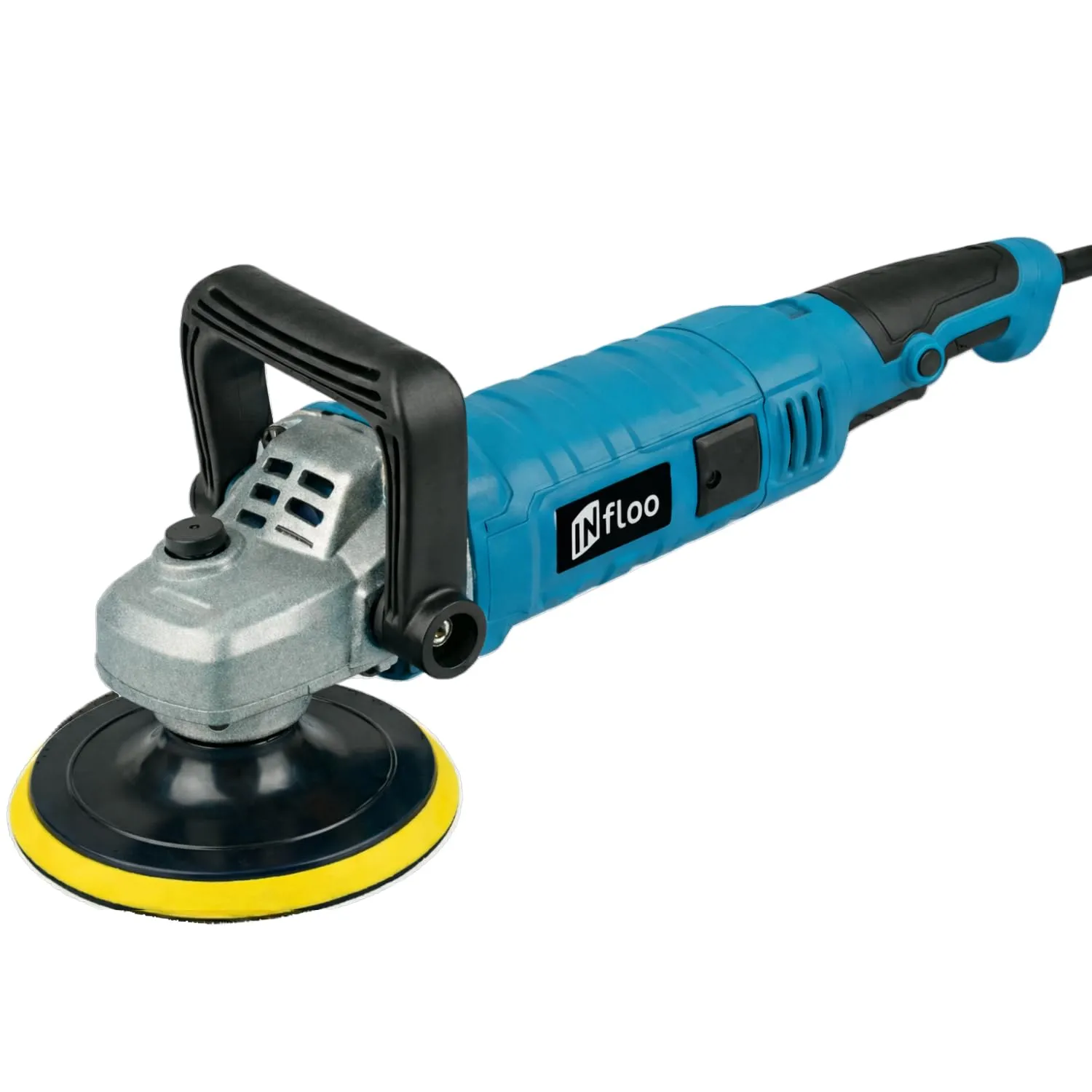 INfloo Lucidatrice Rotativa Auto 1580 W, Velocità Regolabile 500–3300 giri/min, Disco 125 mm, Set con Accessori - immagine 7