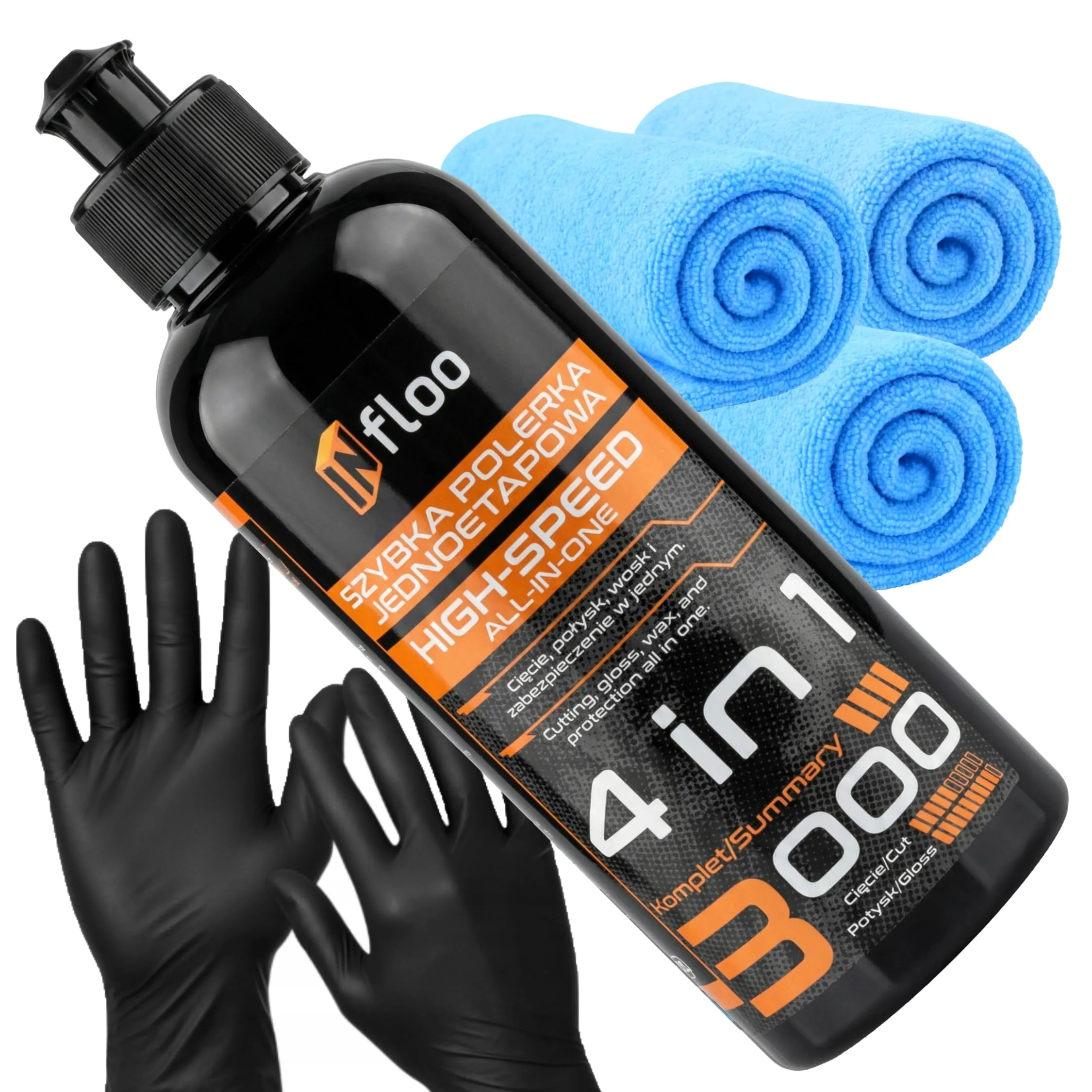 INfloo Polish Auto 4in1 One Step 3000, 300 ml - immagine 1