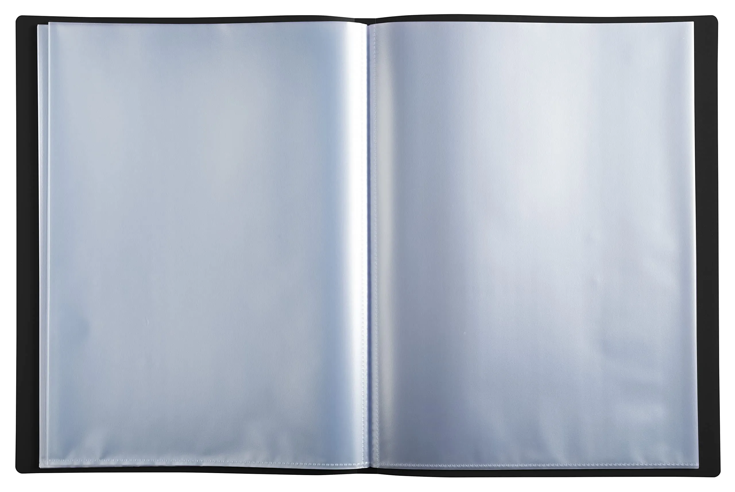 Exacompta Opak Portadocumenti, 100 Tasche, 200 Facciate, Formato A4 (24 x 32 cm), Copertina in Polipropilene Morbido, Nero, Confezione da 3 - Rif. 85101E - immagine 5