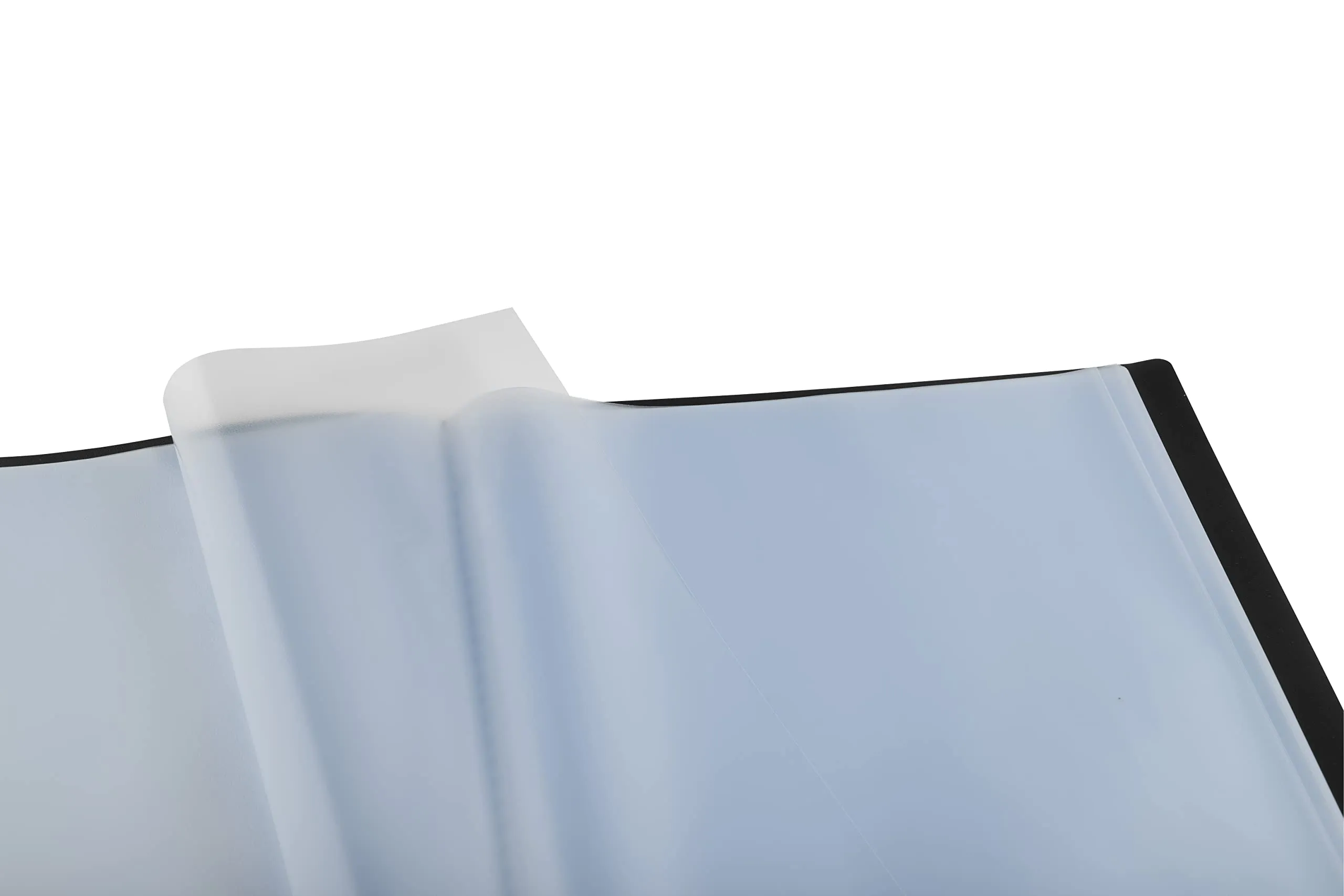 Exacompta Opak Portadocumenti, 100 Tasche, 200 Facciate, Formato A4 (24 x 32 cm), Copertina in Polipropilene Morbido, Nero, Confezione da 3 - Rif. 85101E - immagine 6