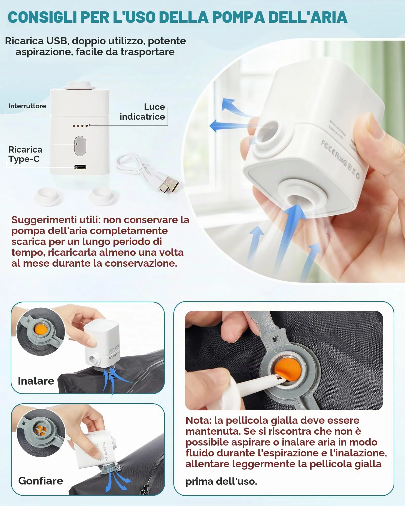 SZLX Zaino da Viaggio Sottovuoto con Pompa 40x30x20 Ryanair Wizzair Bagaglio a Mano Impermeabile con Scomparto Scarpe e Laptop 14 Pollici - immagine 6