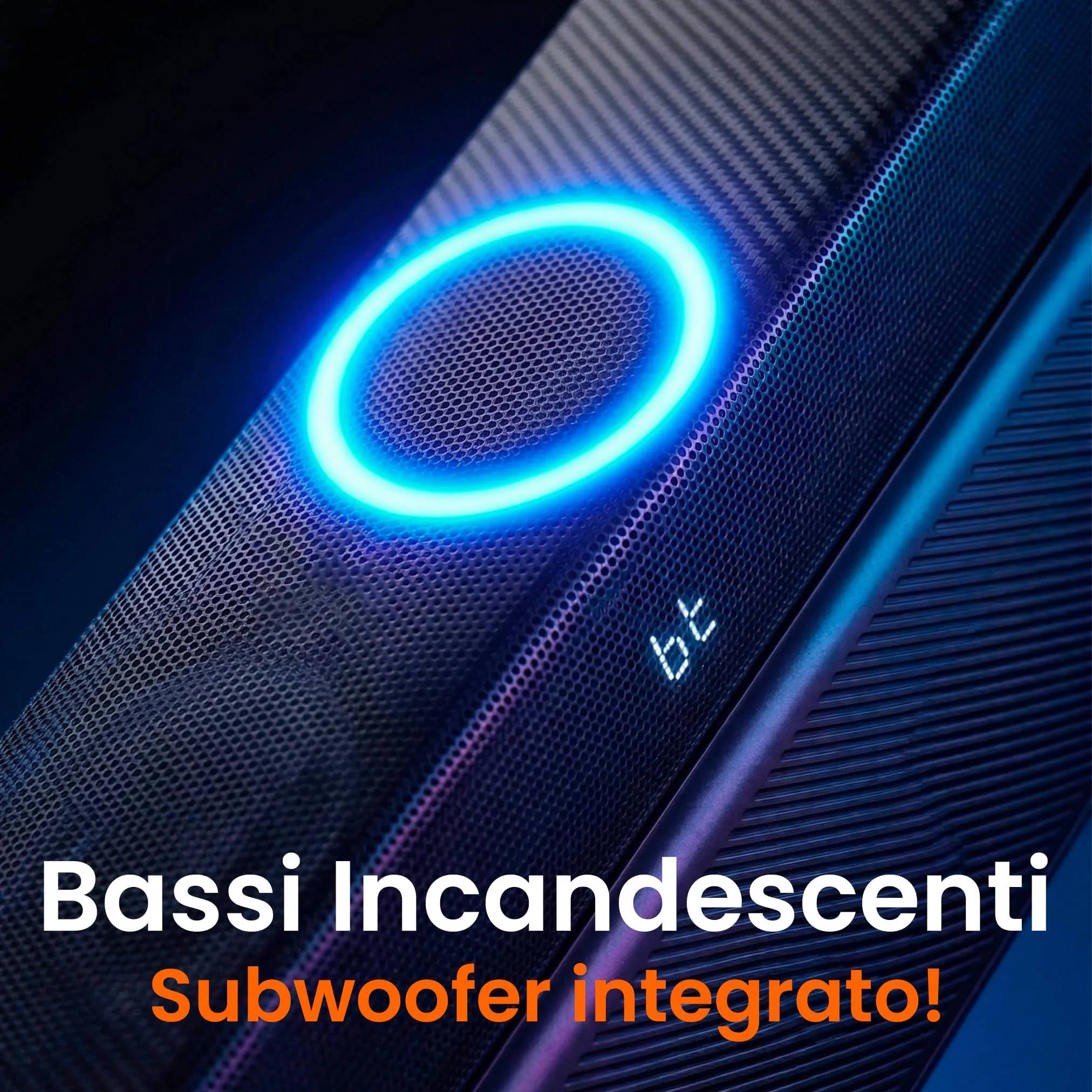 TECHMADE Soundbar TV 2.1 con Subwoofer Integrato, 80W, Bluetooth, HDMI ARC, AUX, Ottico - immagine 5