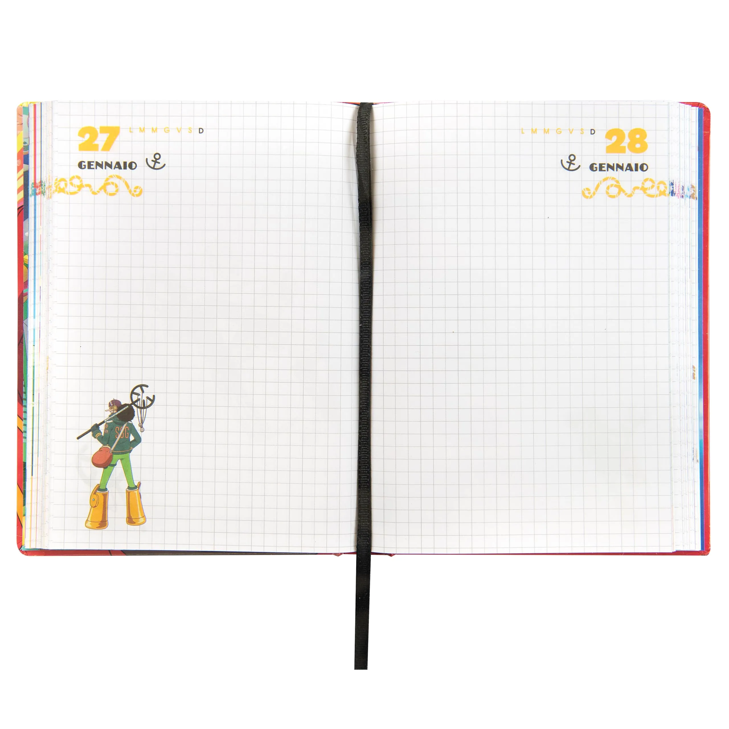 Franco Cosimo Panini One Piece Diario Scuola Ufficiale, 12 Mesi, Copertina Imbottita, 320 Pagine, 13x17,8H - immagine 4
