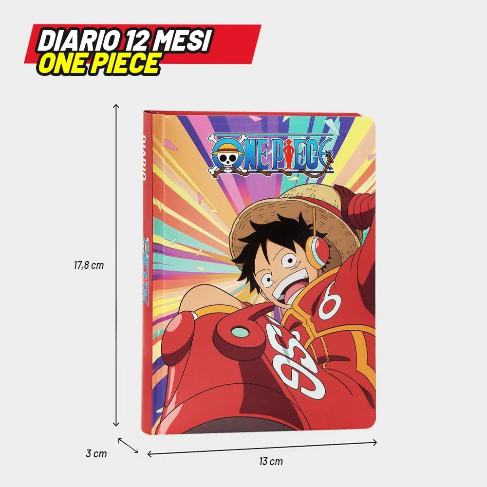 Franco Cosimo Panini One Piece Diario Scuola Ufficiale, 12 Mesi, Copertina Imbottita, 320 Pagine, 13x17,8H - immagine 5