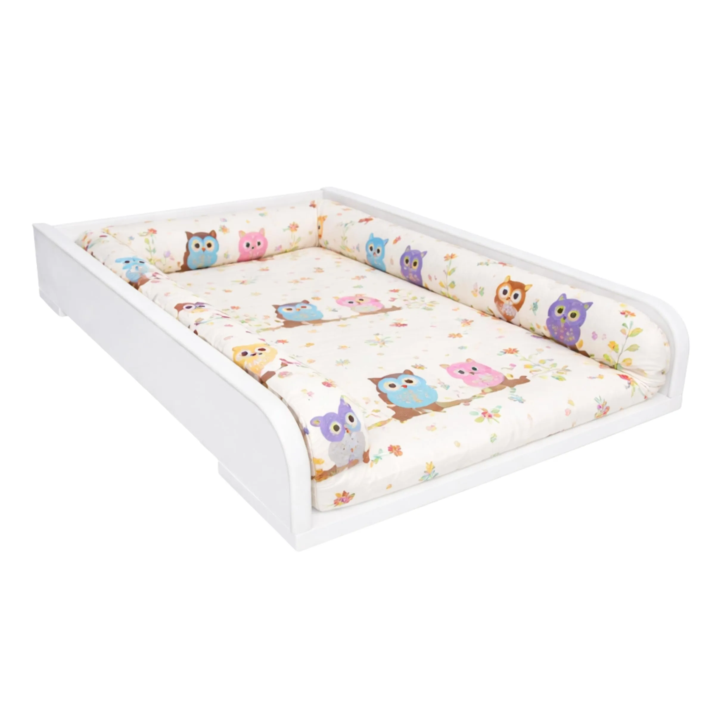 ComfortCove Fasciatoio per Comò, Sponde Arrotondate, 53,2 x 70 cm, Bianco - immagine 7