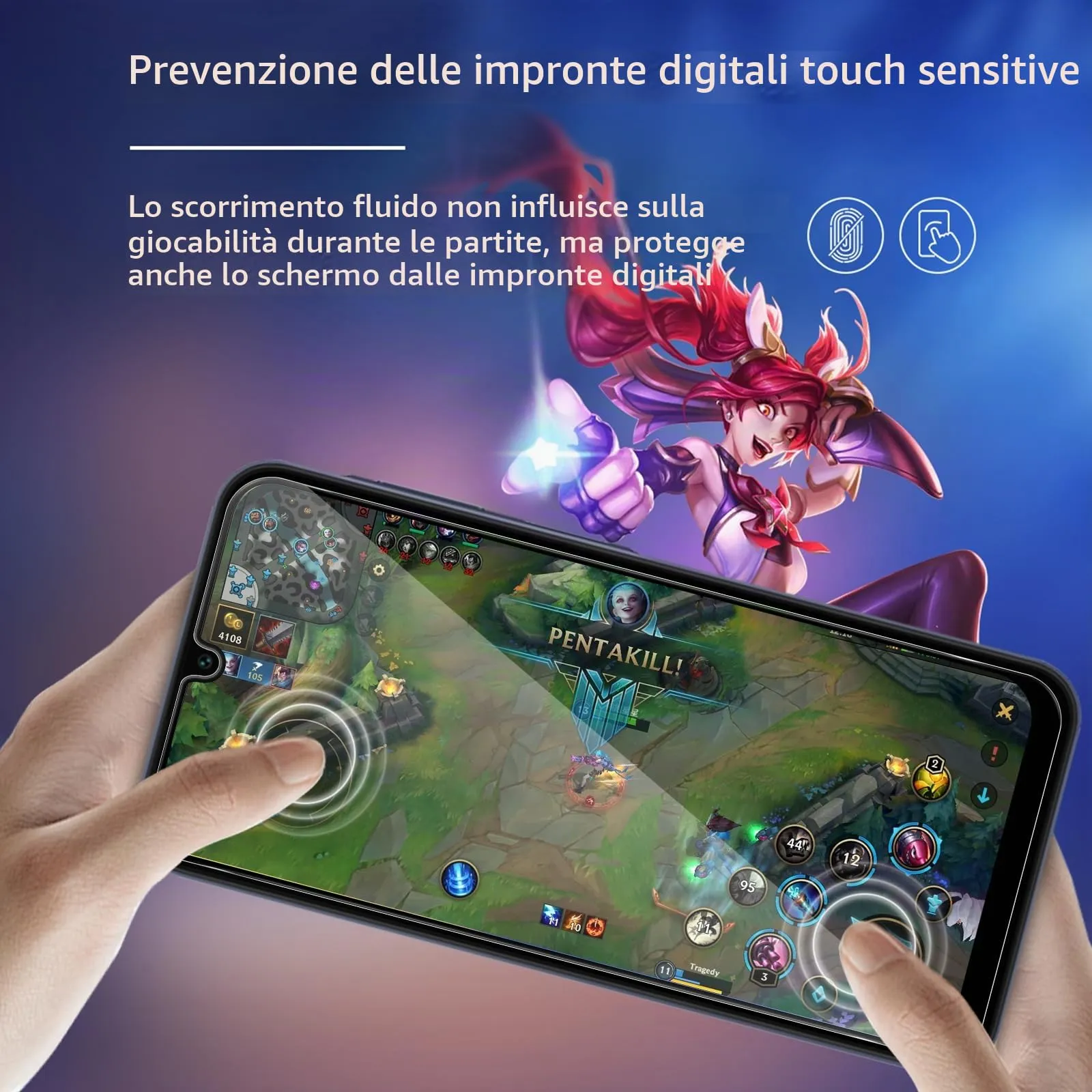ELYCO Vetro Temperato Privacy per Samsung Galaxy A15 4G/5G, 2+2 Pezzi - immagine 6
