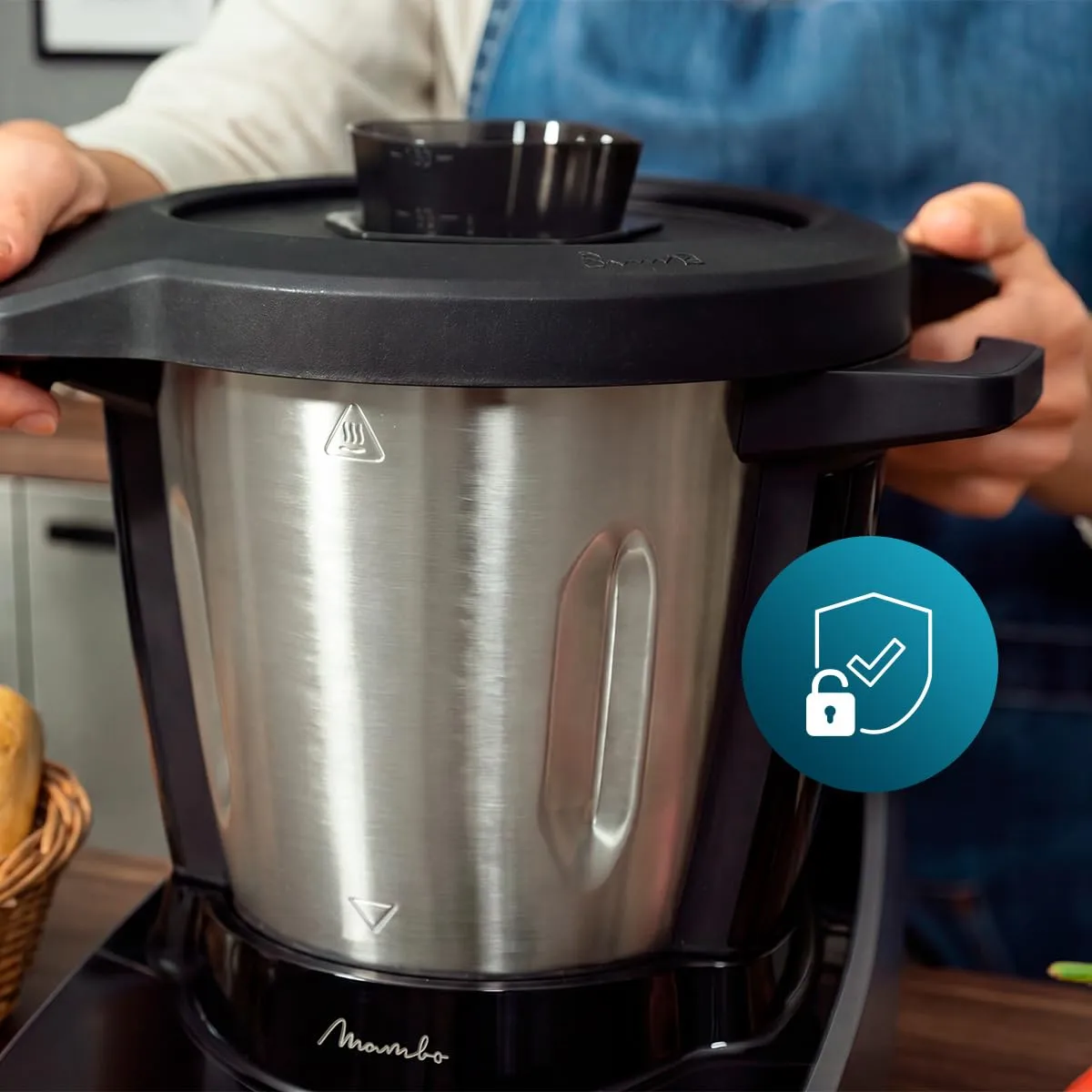 Cecotec Mambo Touch Daily Robot da Cucina Multifunzione, 3.3 Litri, 37 Funzioni, Display Touch, Bilancia e Caraffa in Acciaio Inossidabile - immagine 9