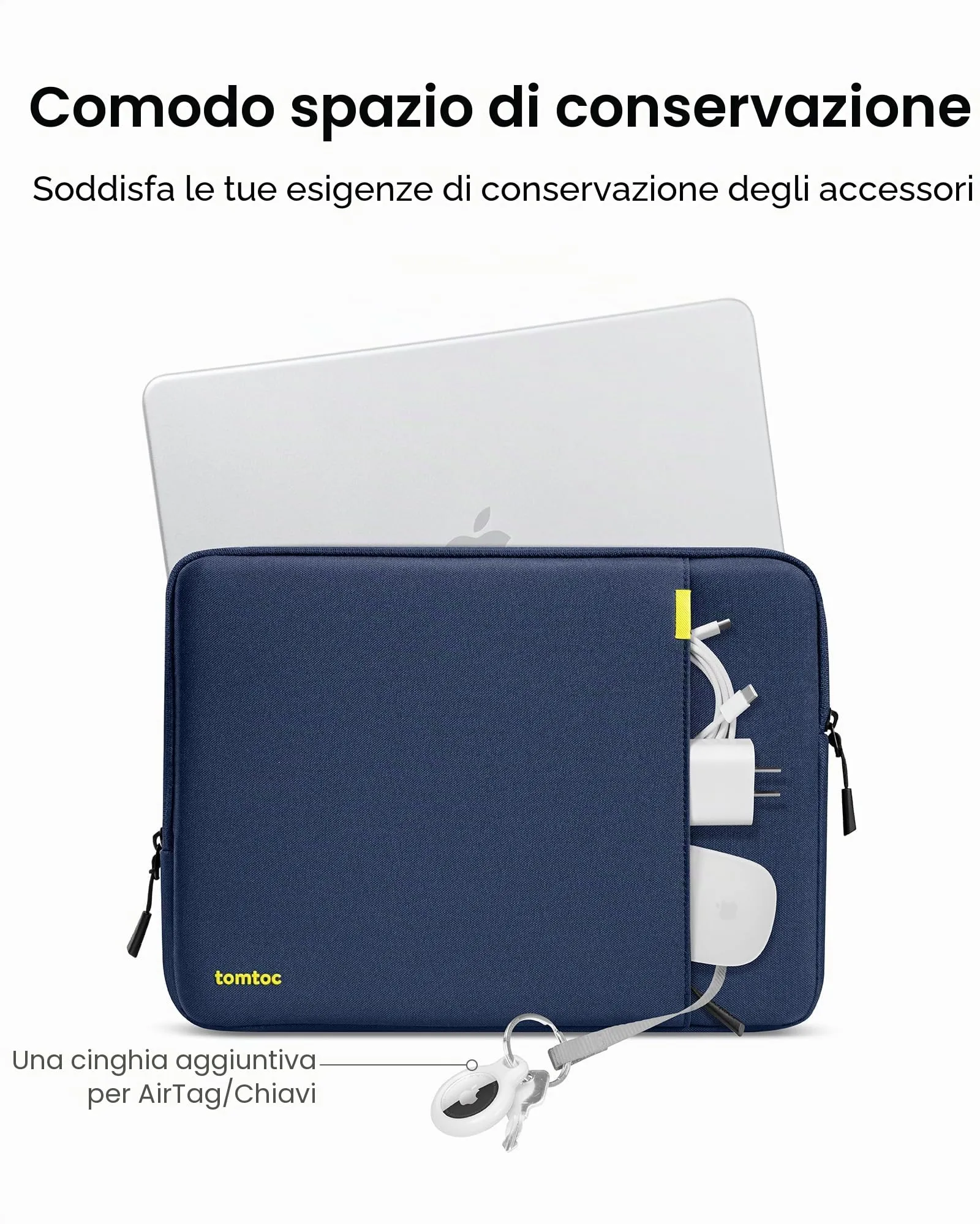 tomtoc Custodia 360° per MacBook Neo 13 Pollici A18 Pro A3404 - immagine 5