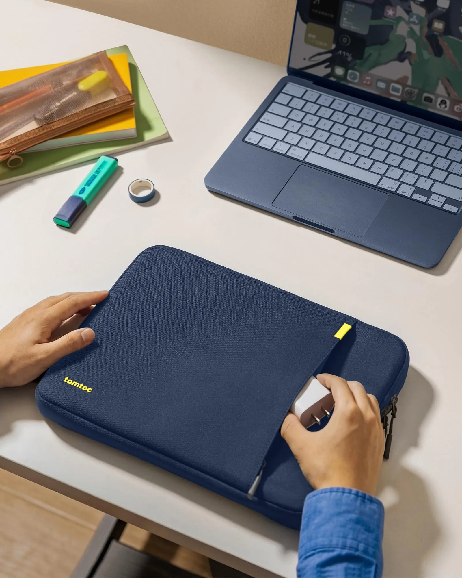 tomtoc Custodia 360° per MacBook Neo 13 Pollici A18 Pro A3404 - immagine 8