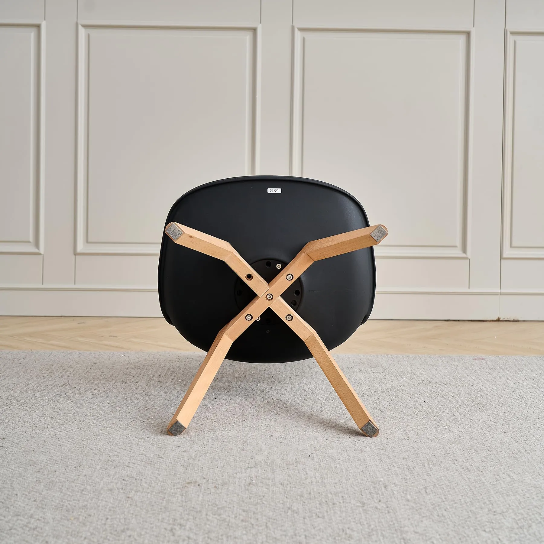 DEYARNA HOME Set di 6 Sedie da Pranzo Scandinave, Nero - immagine 7