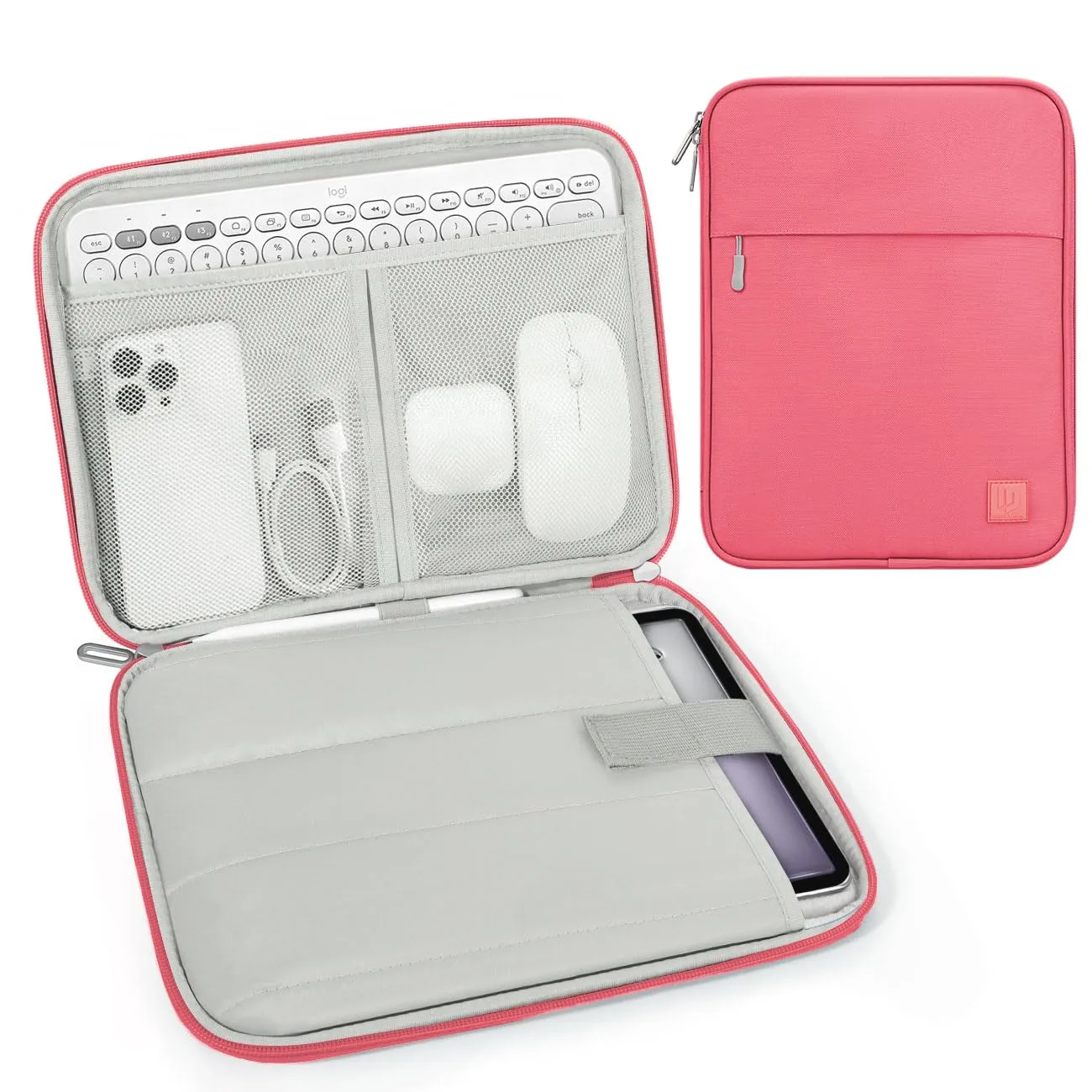 Dadanism Custodia Borsa Portatile per Tablet 13 Pollici, Rosso - immagine 1