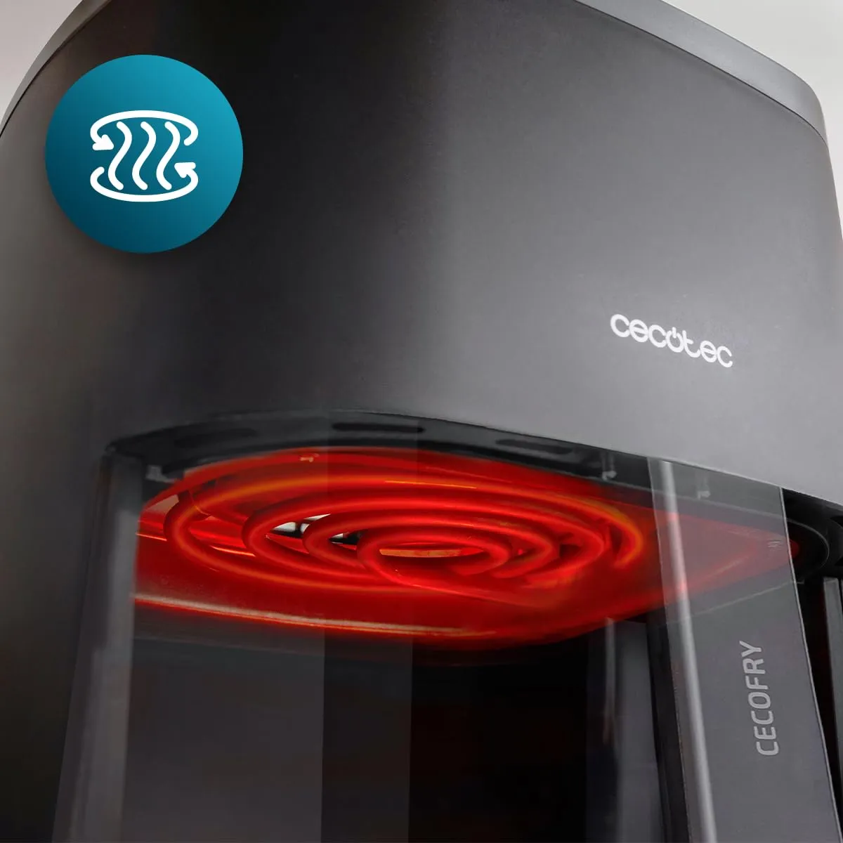 Cecotec Cecofry Fantastik Window 4000 Friggitrice ad Aria 4L, 1400W, 9 Modalità, Controllo Touch, Tecnologia PerfectCook - immagine 9