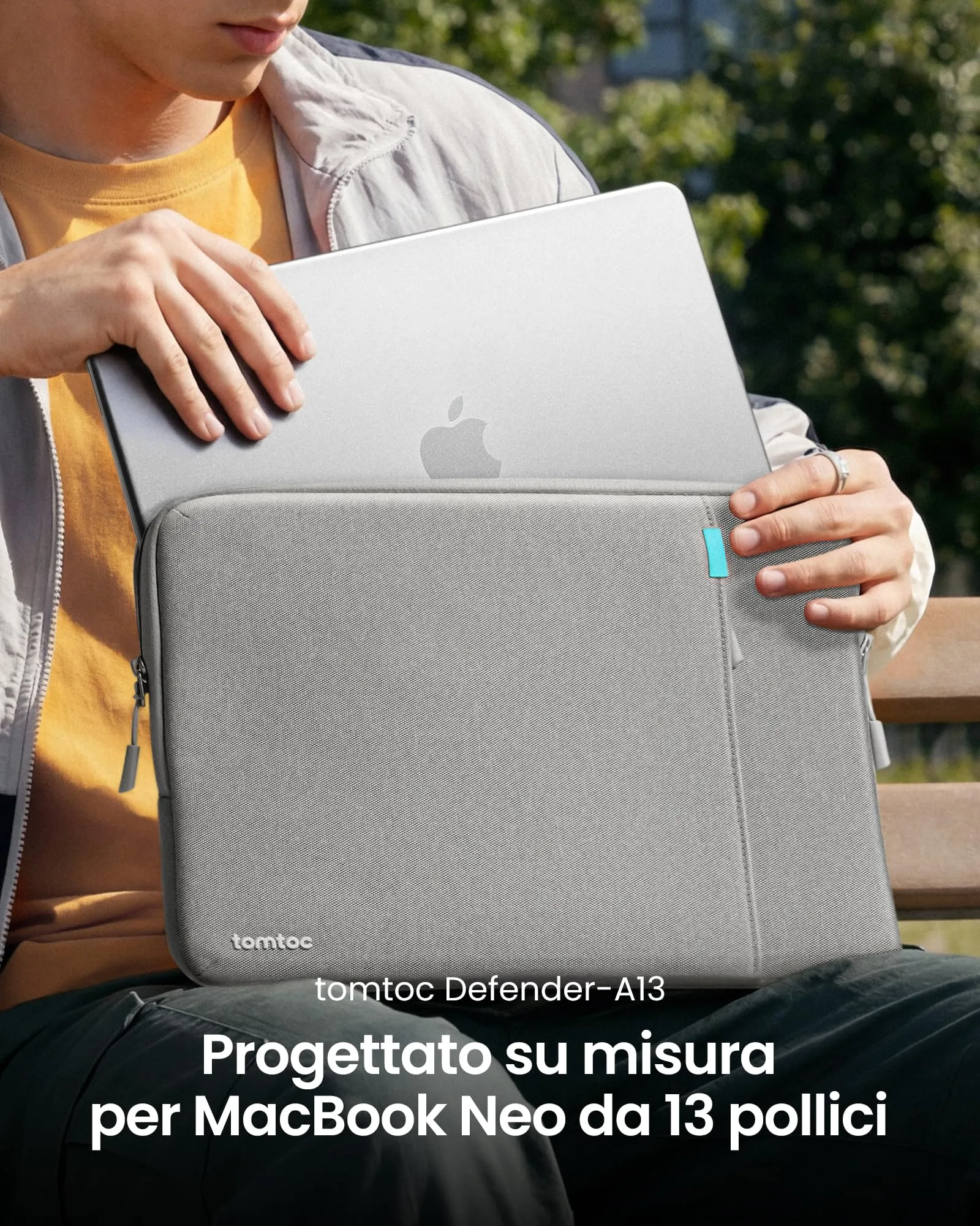 tomtoc Custodia 360° per MacBook Neo 13 Pollici A18 Pro A3404 - immagine 2