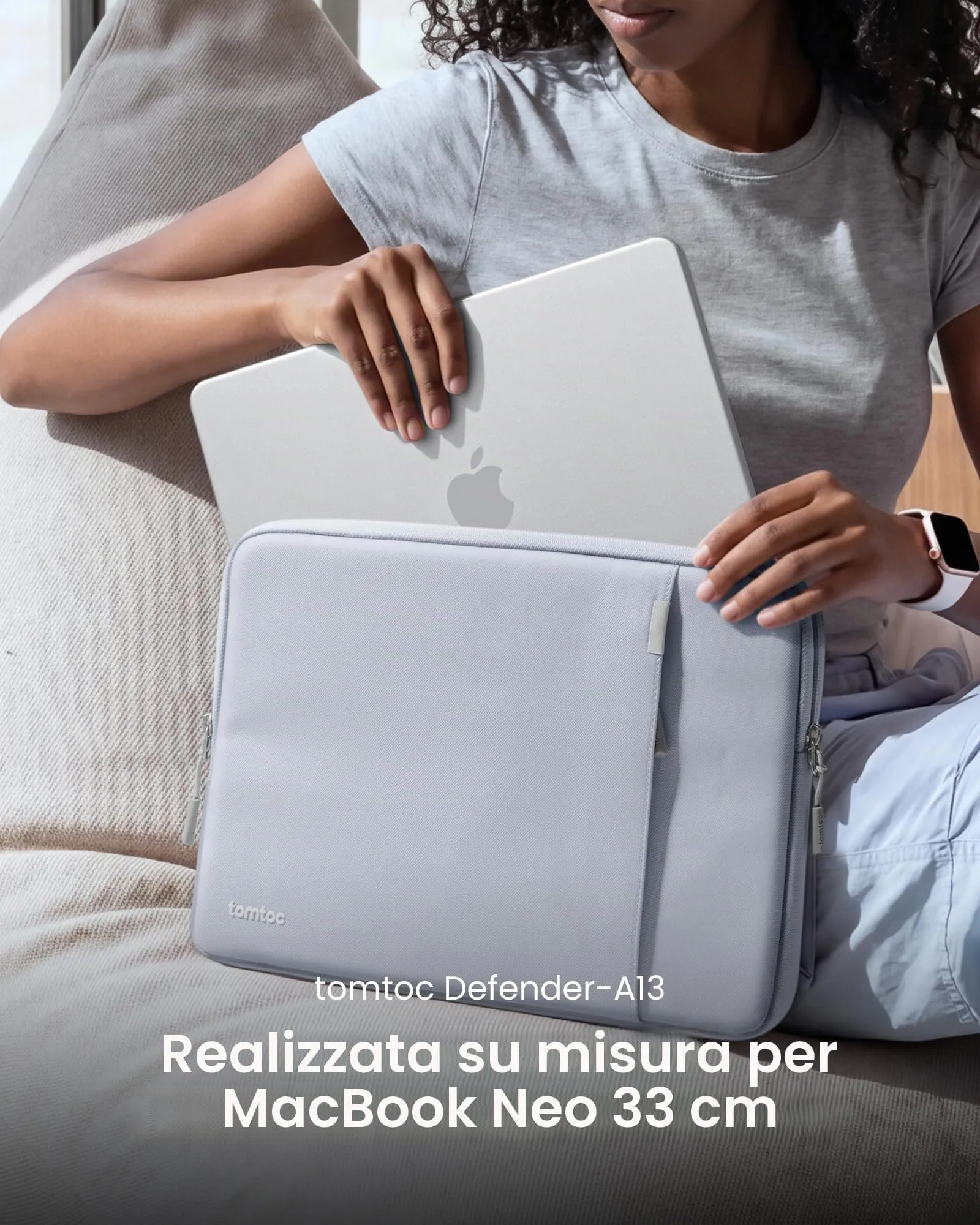tomtoc Custodia 360° per MacBook Neo 13 Pollici A18 Pro A3404 - immagine 2
