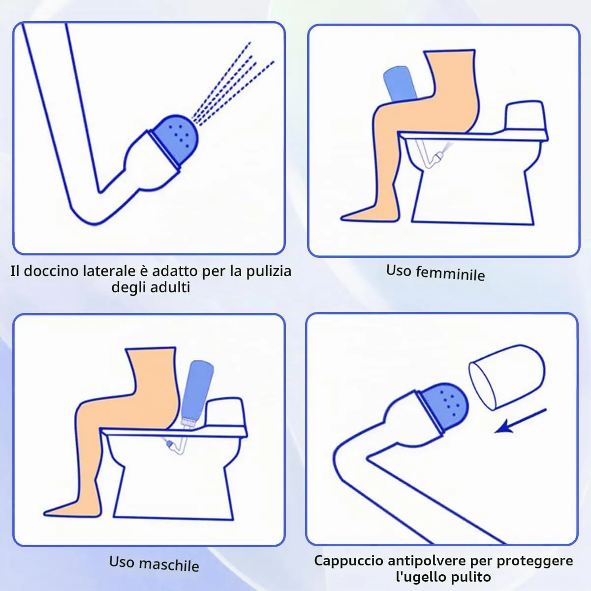 Showvigor Bottiglia Perineale per Recupero Post Parto, 350 ml, Viola - immagine 6