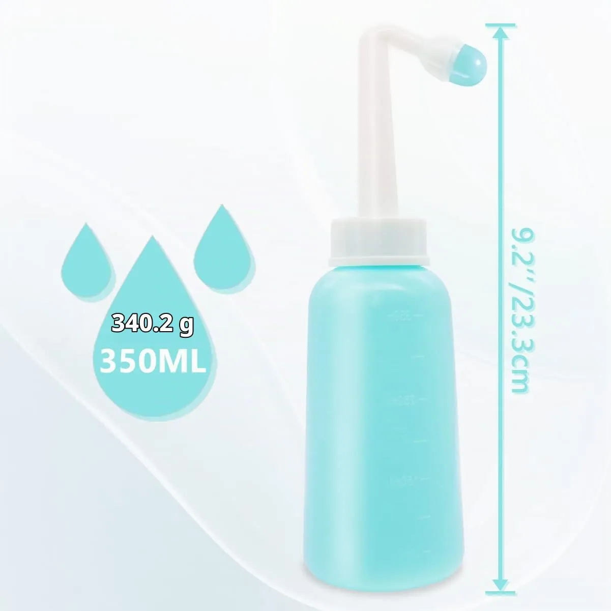 Showvigor Bottiglia Perineale per Recupero Post Parto, 350 ml, Blu - immagine 4
